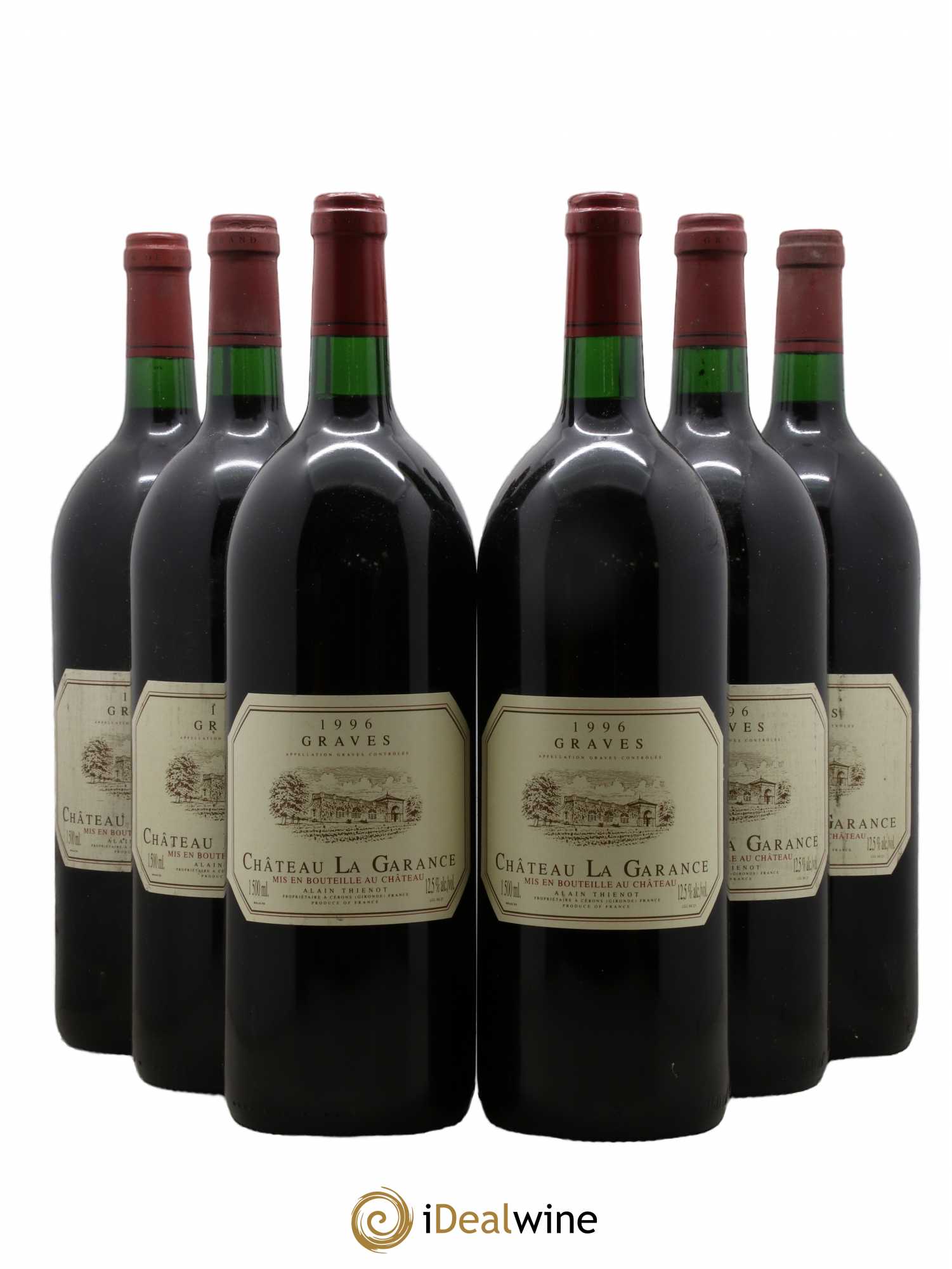 Graves Château La Garance 1996 - Lot de 6 magnums - 0