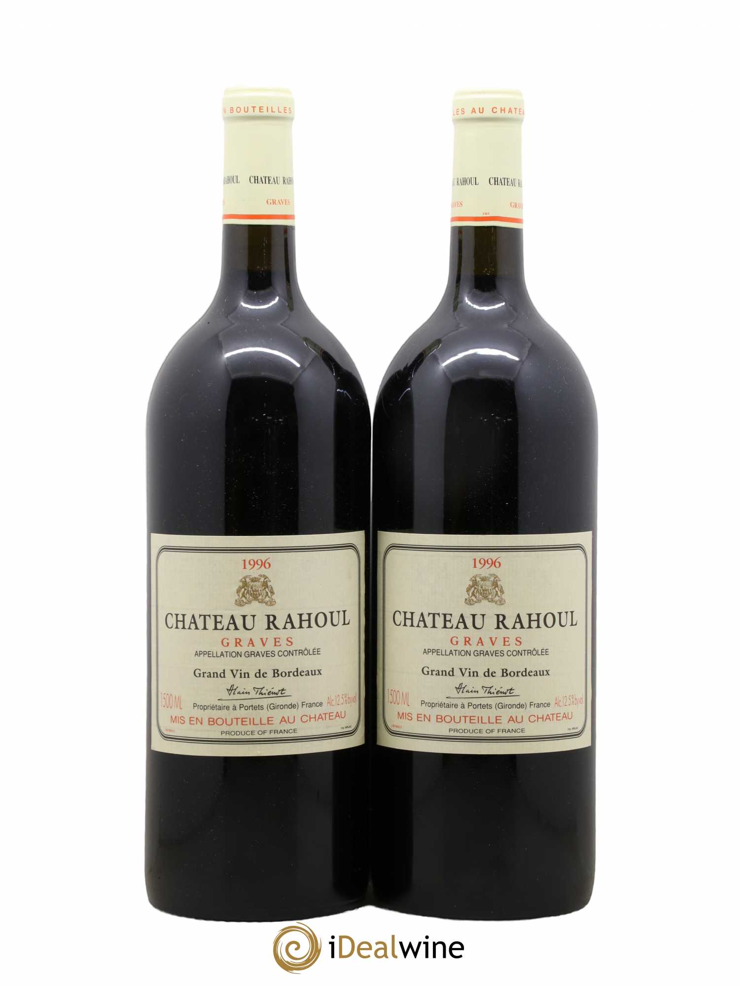 Château Rahoul 1996 - Lot de 2 magnums - 0