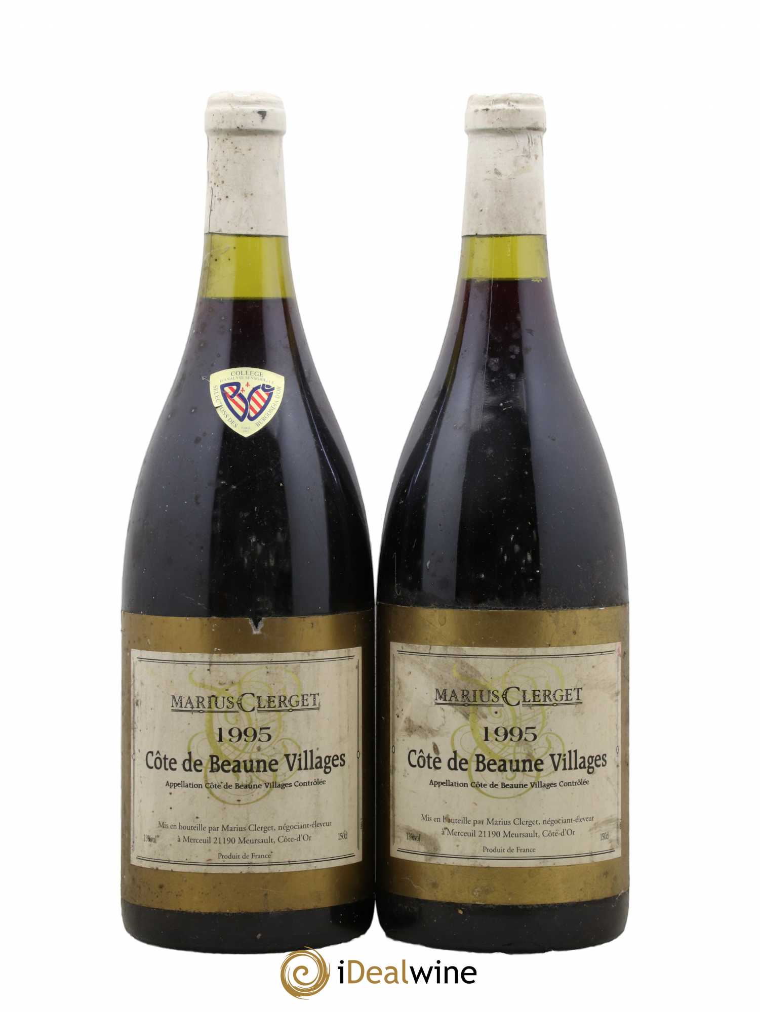 Côte de Beaune-Villages Clerget 1995 - Lot de 2 magnums - 0