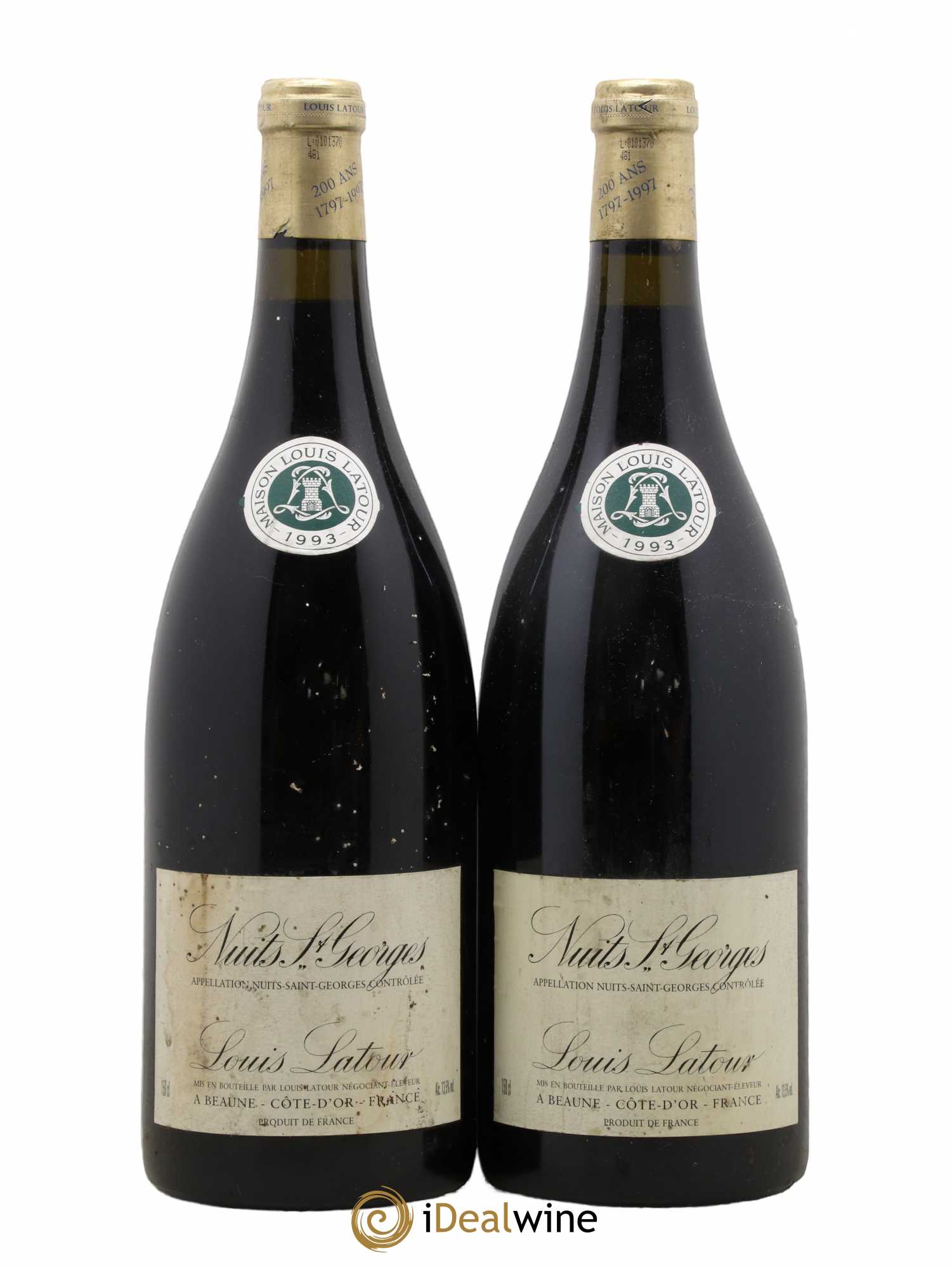 Nuits-Saint-Georges Louis Latour 1993 - Lot de 2 magnums - 0