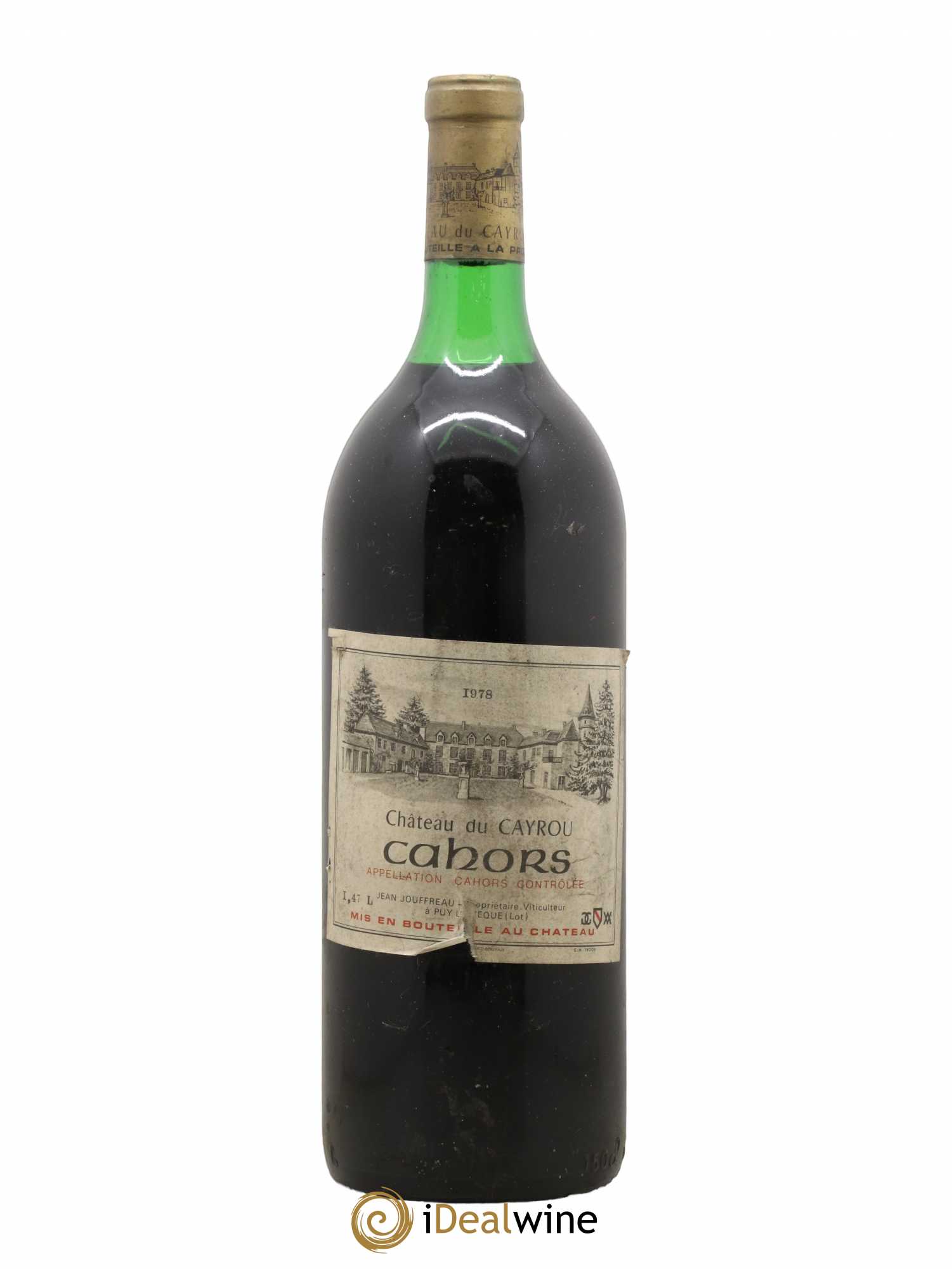 Cahors Château du Cayrou 1978 - Posten von 1 Magnum - 0
