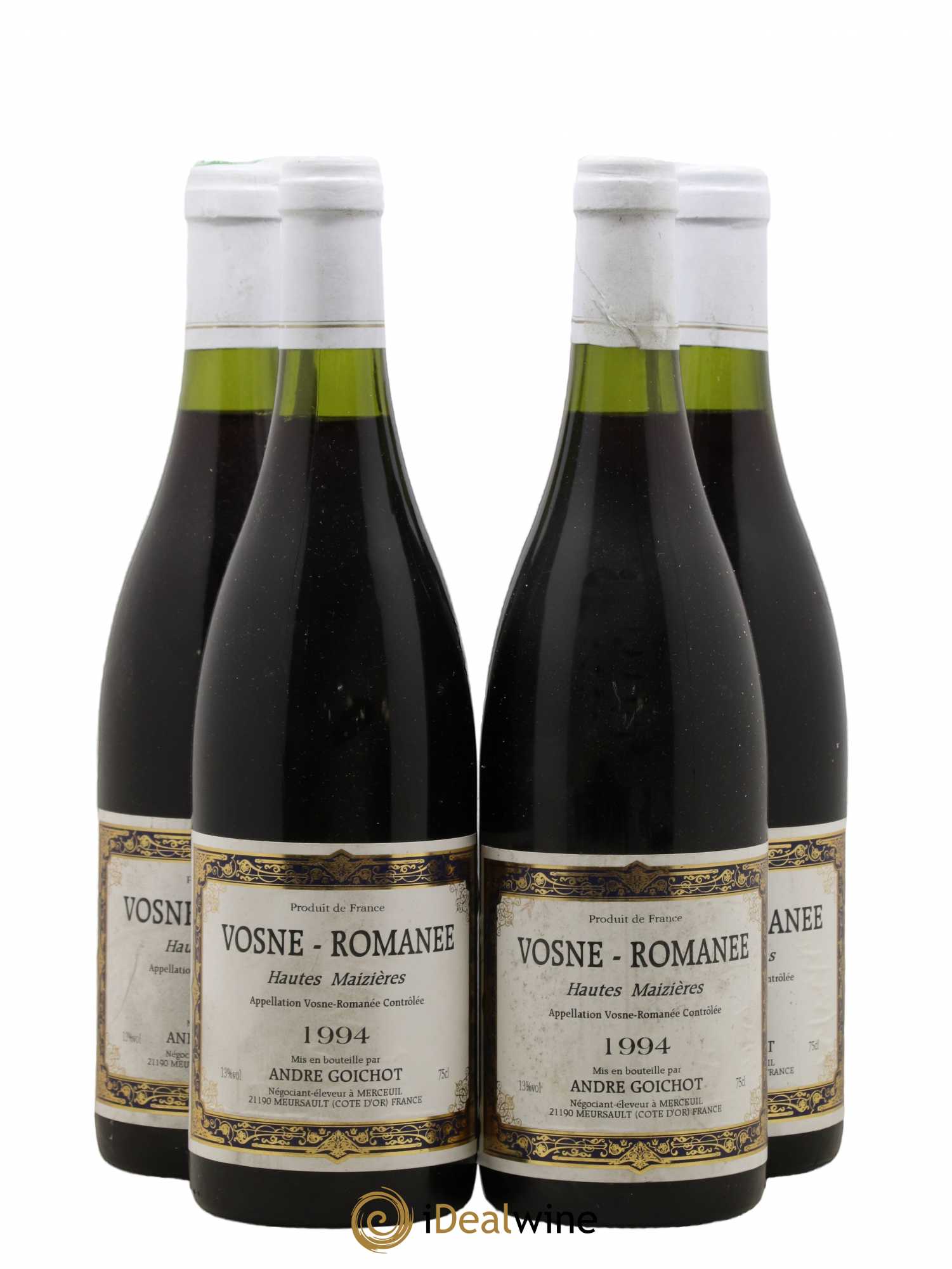 Vosne-Romanée Hautes Maizières A. Goichot 1994 - Posten von 4 Flaschen - 0