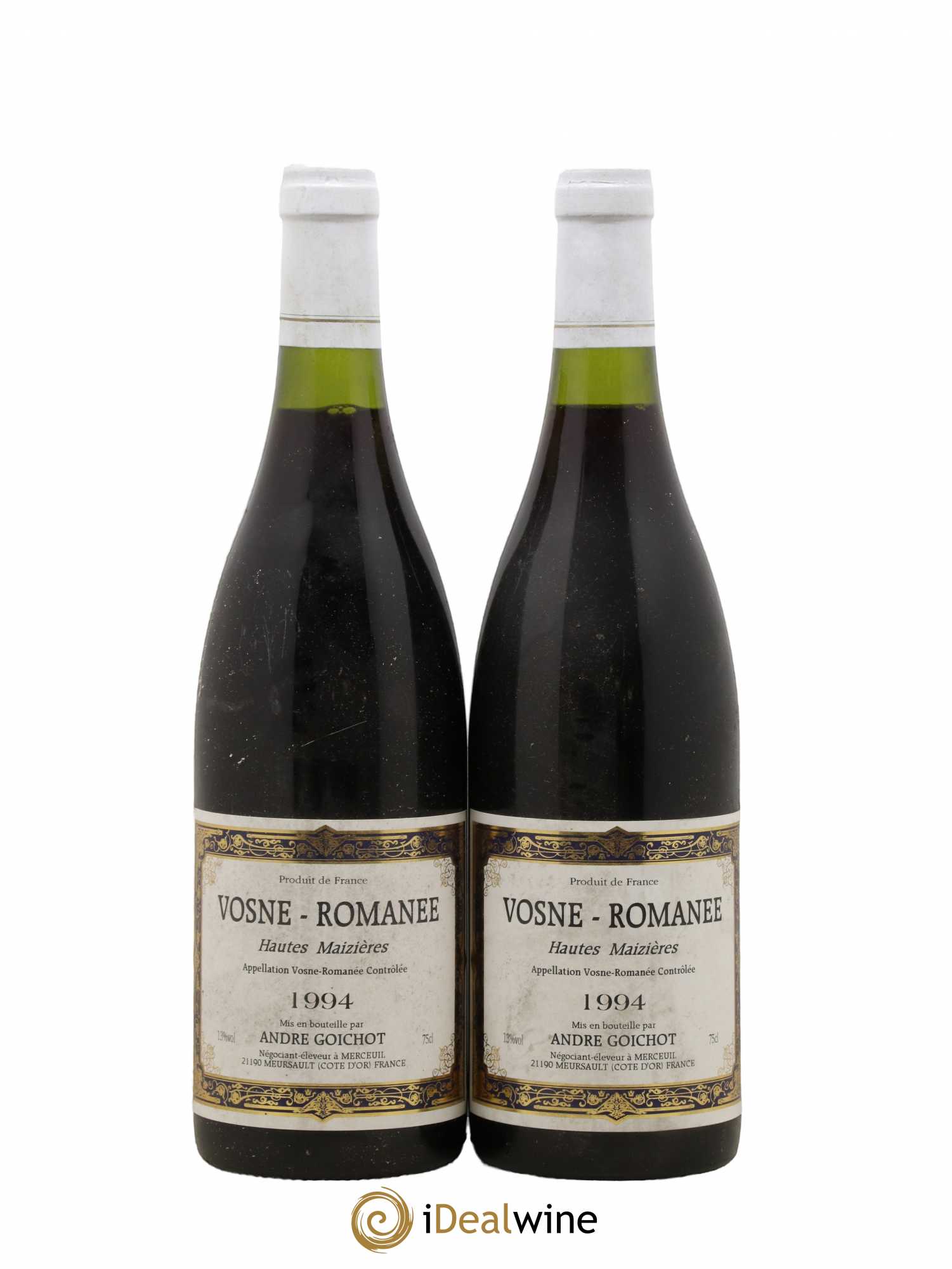 Vosne-Romanée Hautes Maizières A. Goichot 1994 - Posten von 2 Flaschen - 0