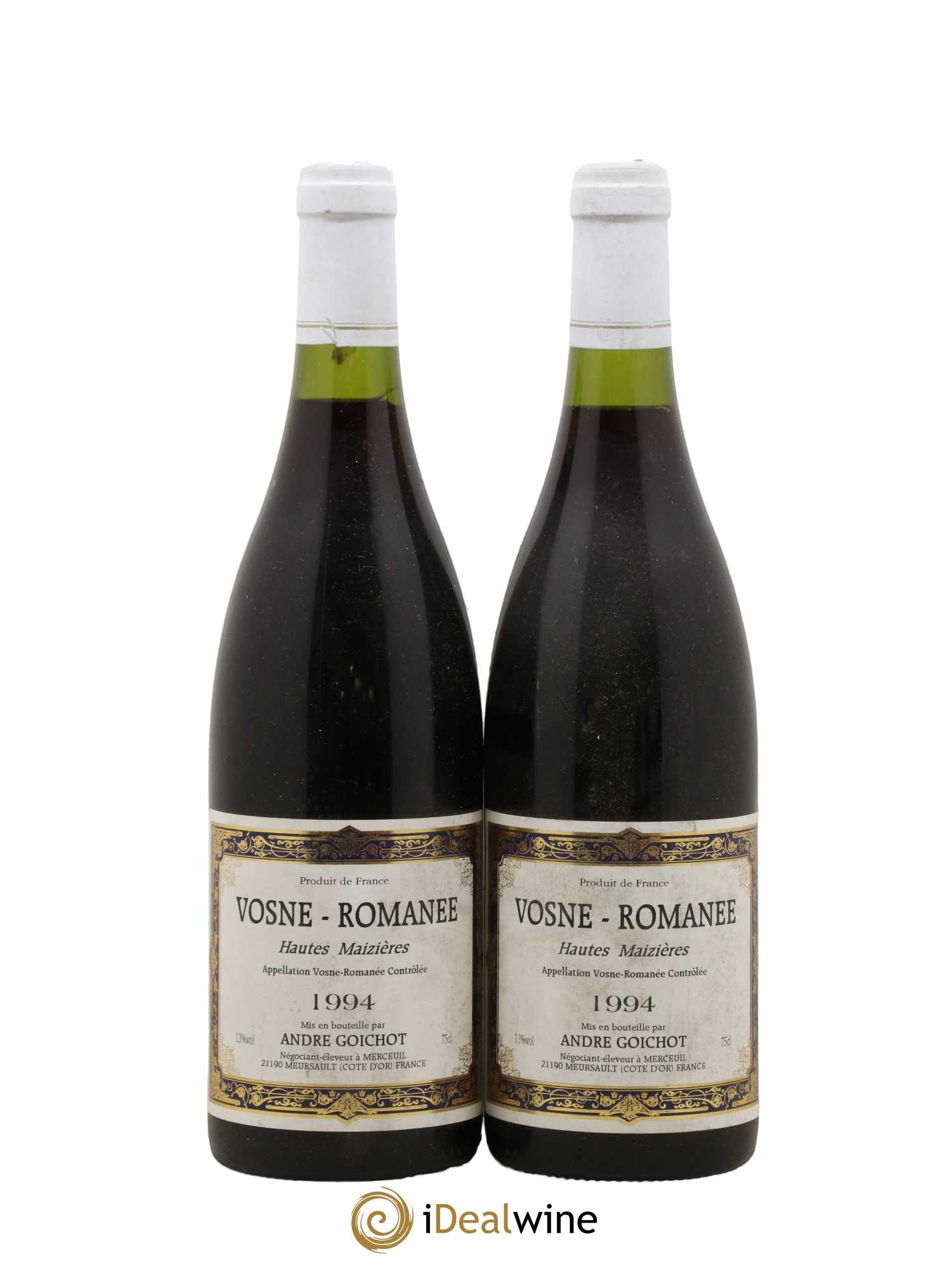 Vosne-Romanée Hautes Maizières A. Goichot 1994 - Posten von 2 Flaschen - 0