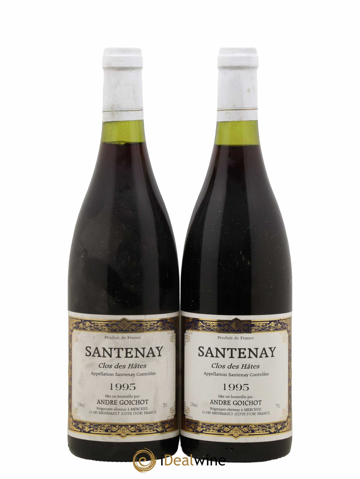 Santenay Clos des Hates Goichot 1995 - Posten von 2 Flaschen - 0