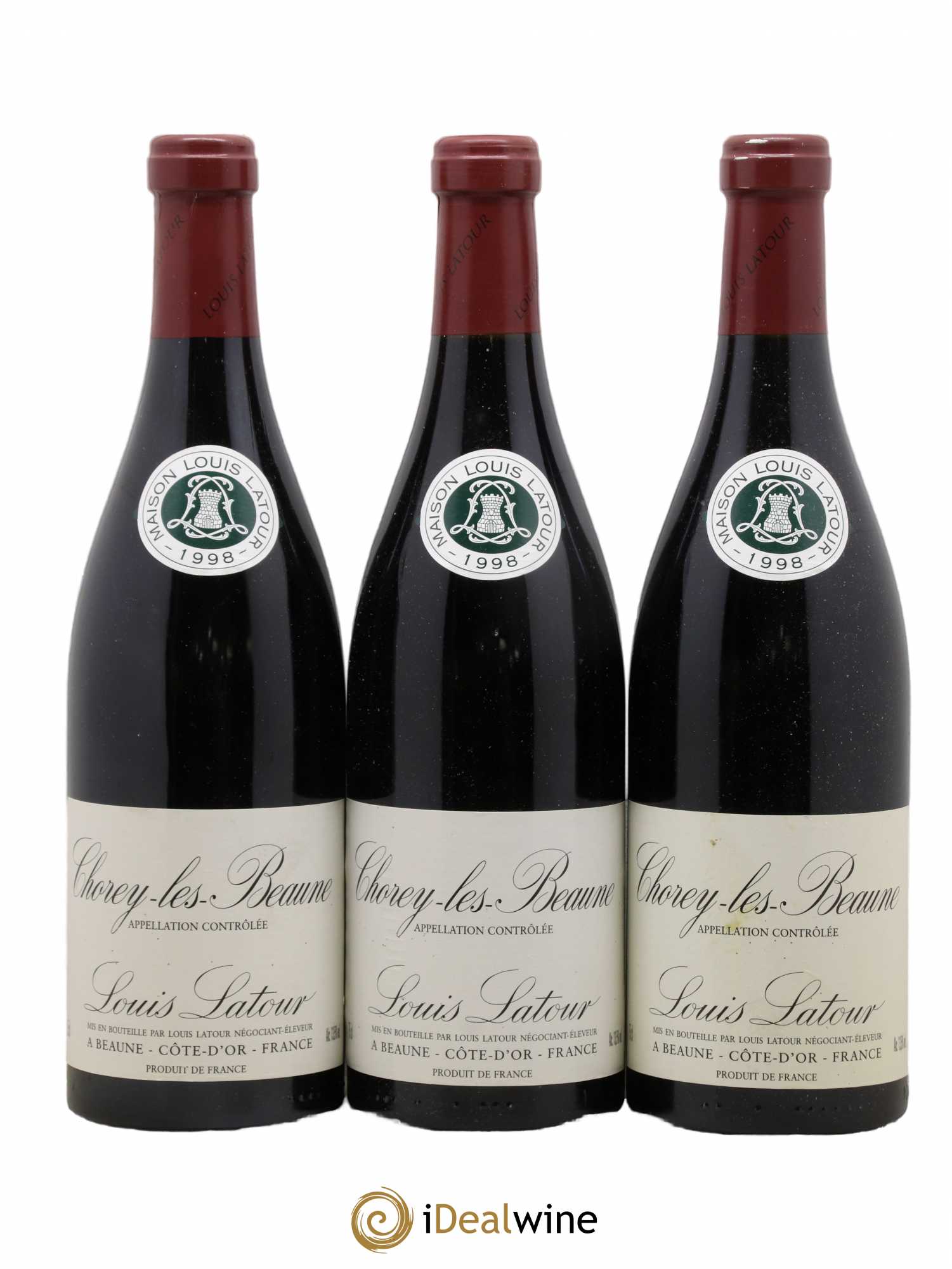 Chorey-lès-Beaune Latour 1998 - Lot de 3 bouteilles - 0