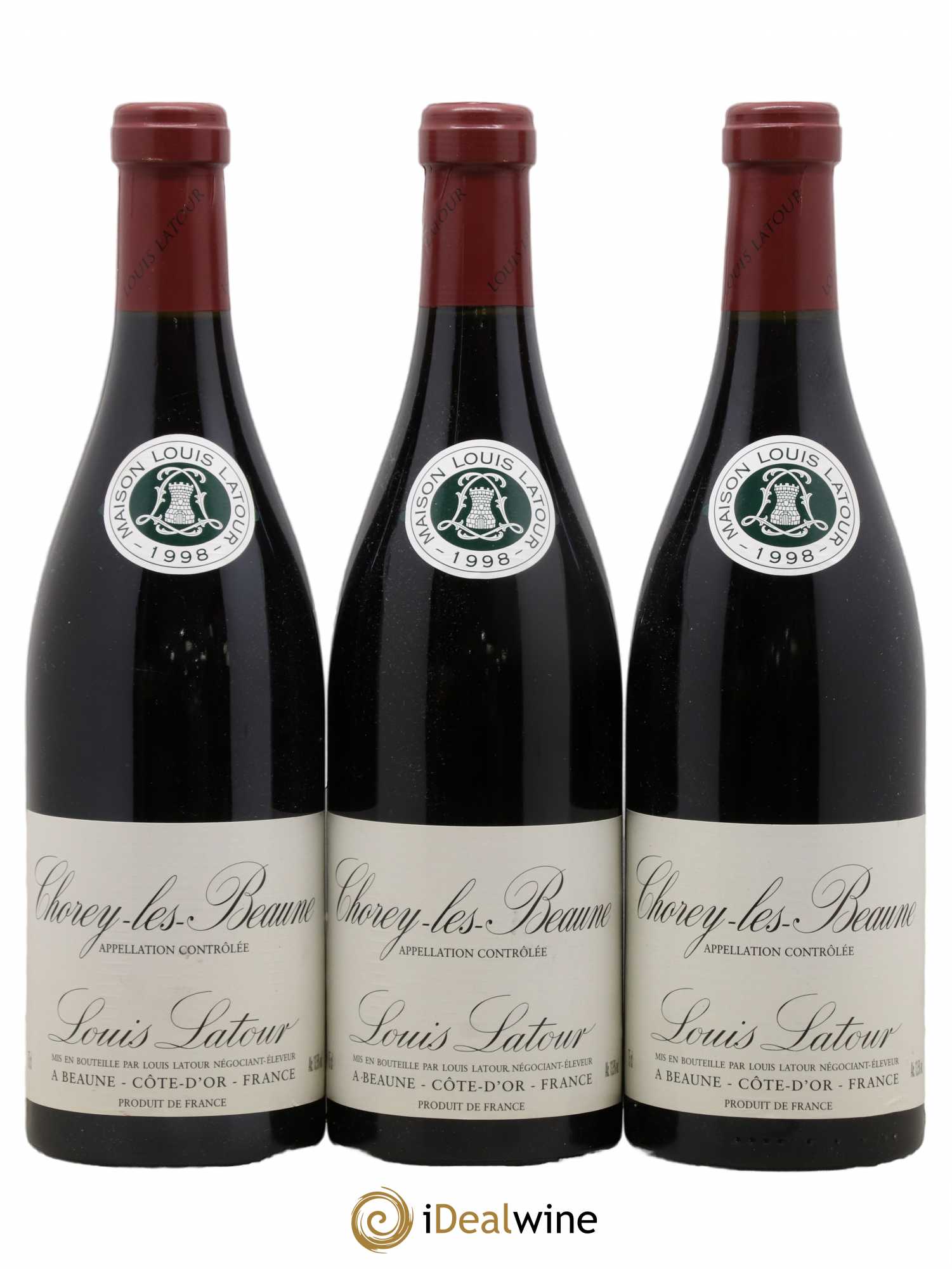 Chorey-lès-Beaune Latour 1998 - Lot de 3 bouteilles - 0