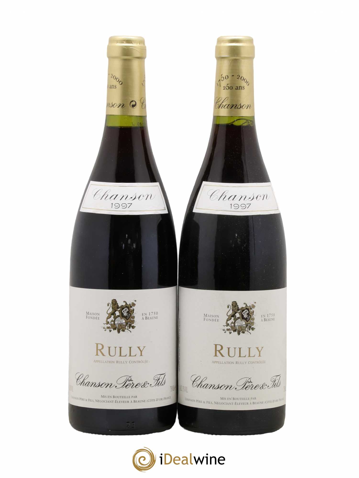 Rully Chanson 1997 - Lot de 2 bouteilles - 0