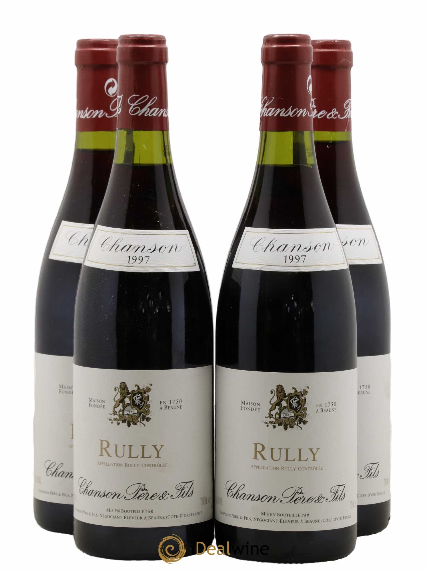 Rully Chanson 1997 - Lot de 4 bouteilles - 0