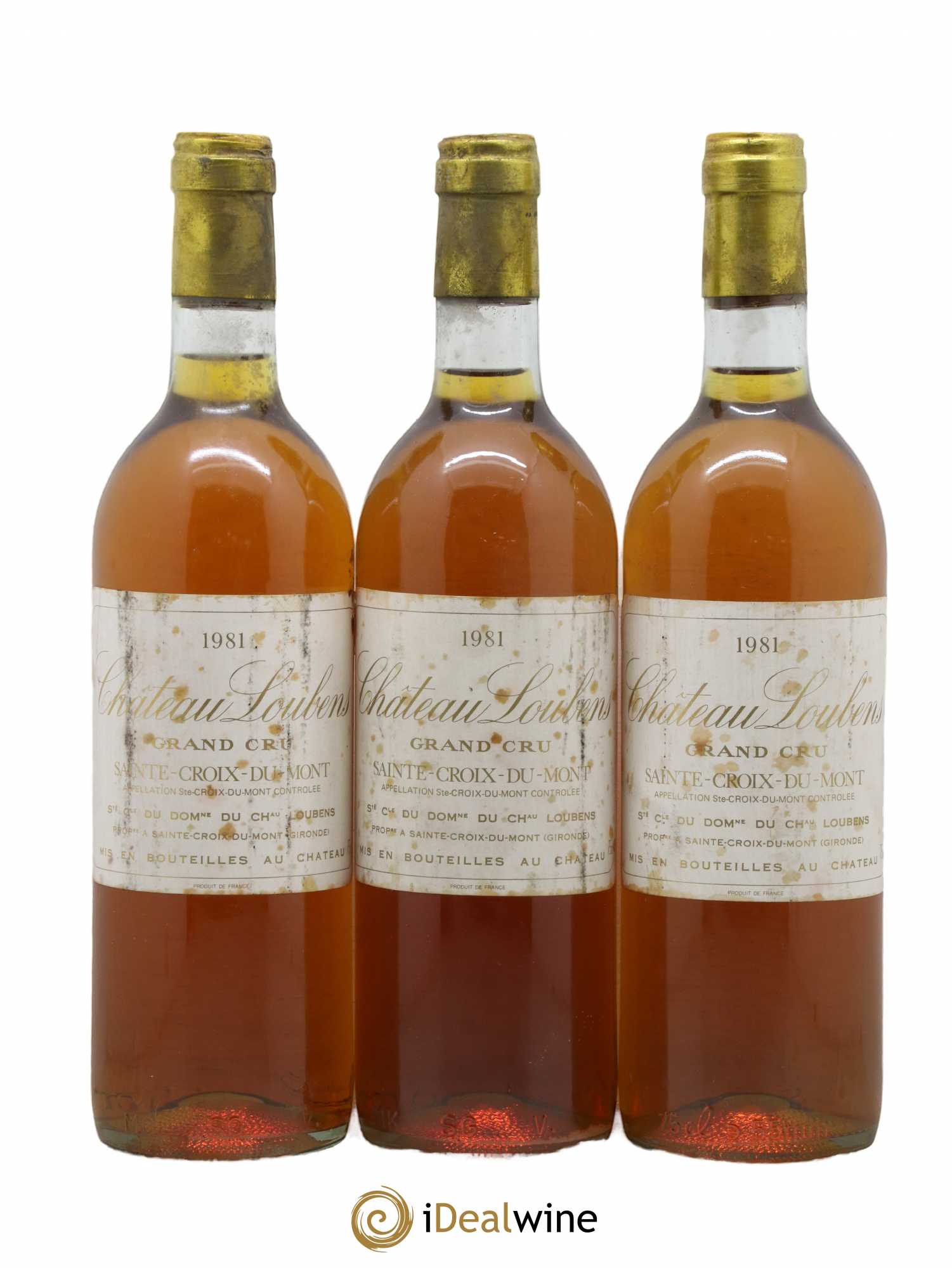 Château Loubens 1981 - Lotto di 3 bottiglie - 0