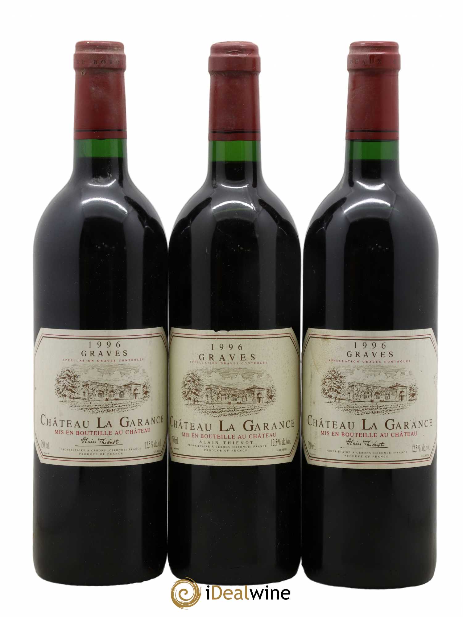 Graves Château La Garance 1996 - Lot de 6 bouteilles - 1