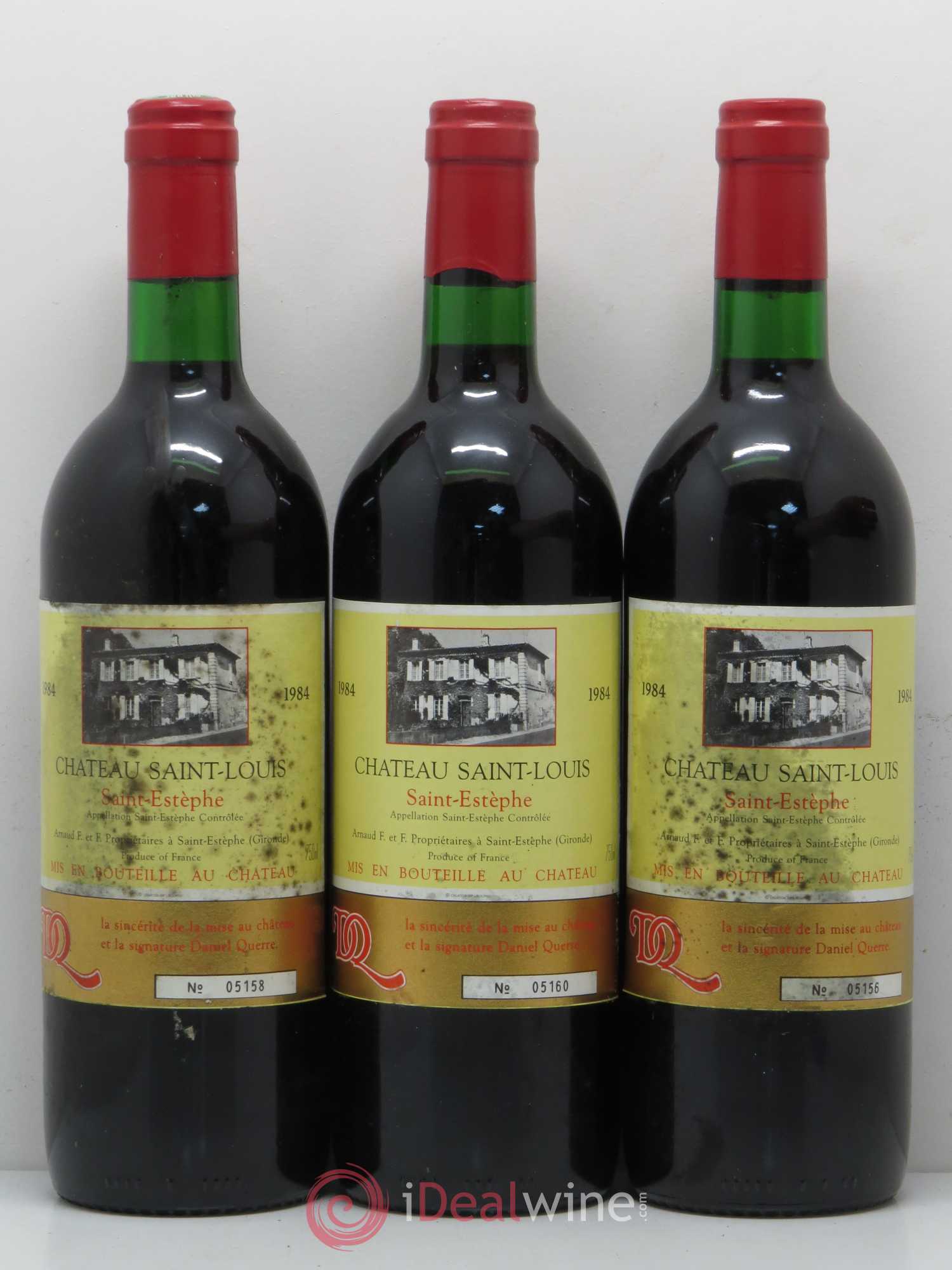 Bordeaux Château Saint Louis (sans prix de réserve) 1984 - Posten von 6 Flaschen - 2