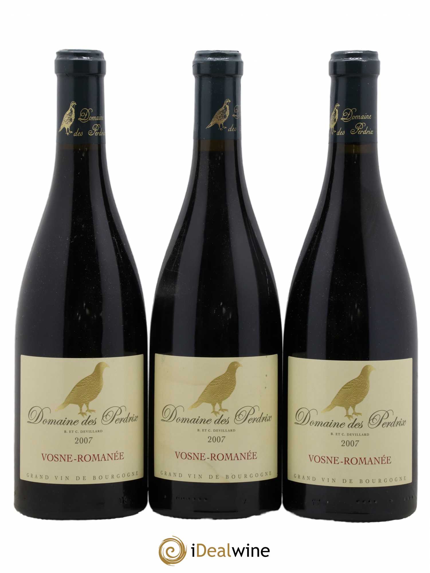 Vosne-Romanée Domaine des Perdrix 2007 - Posten von 3 Flaschen - 0