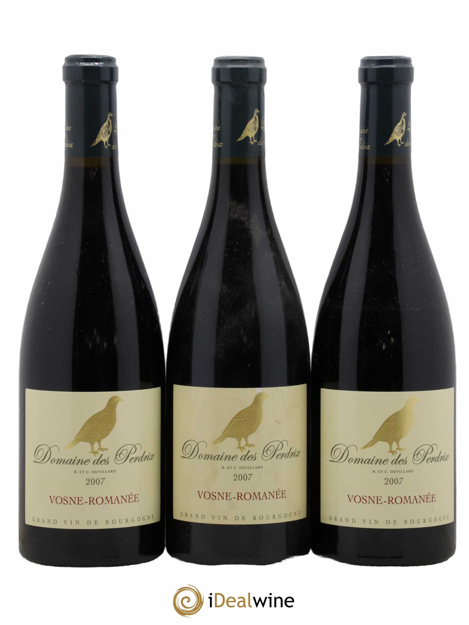 Vosne-Romanée Domaine des Perdrix 2007 - Posten von 3 Flaschen - 0