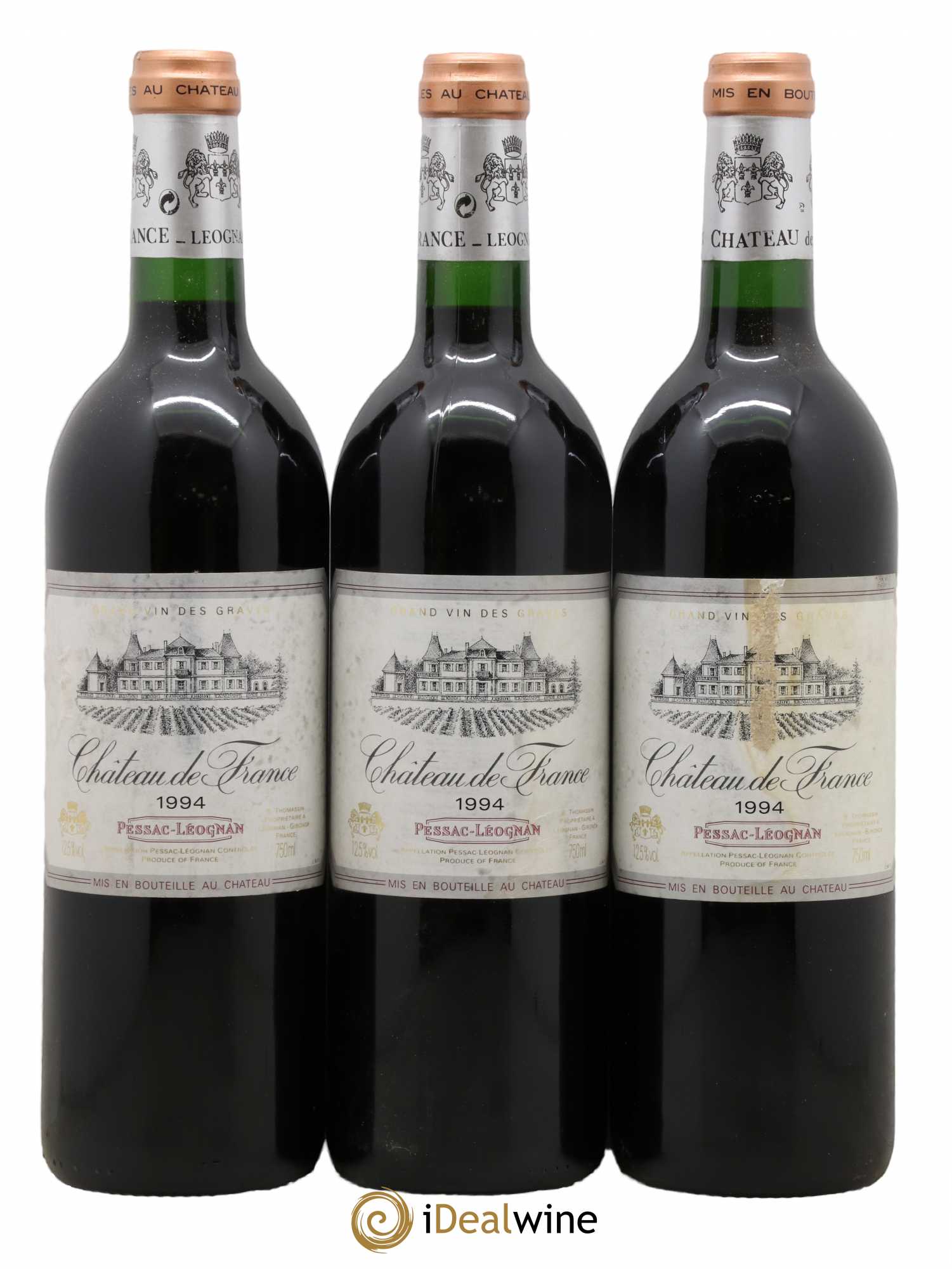 Château de France 1994 - Lot de 3 bouteilles - 0