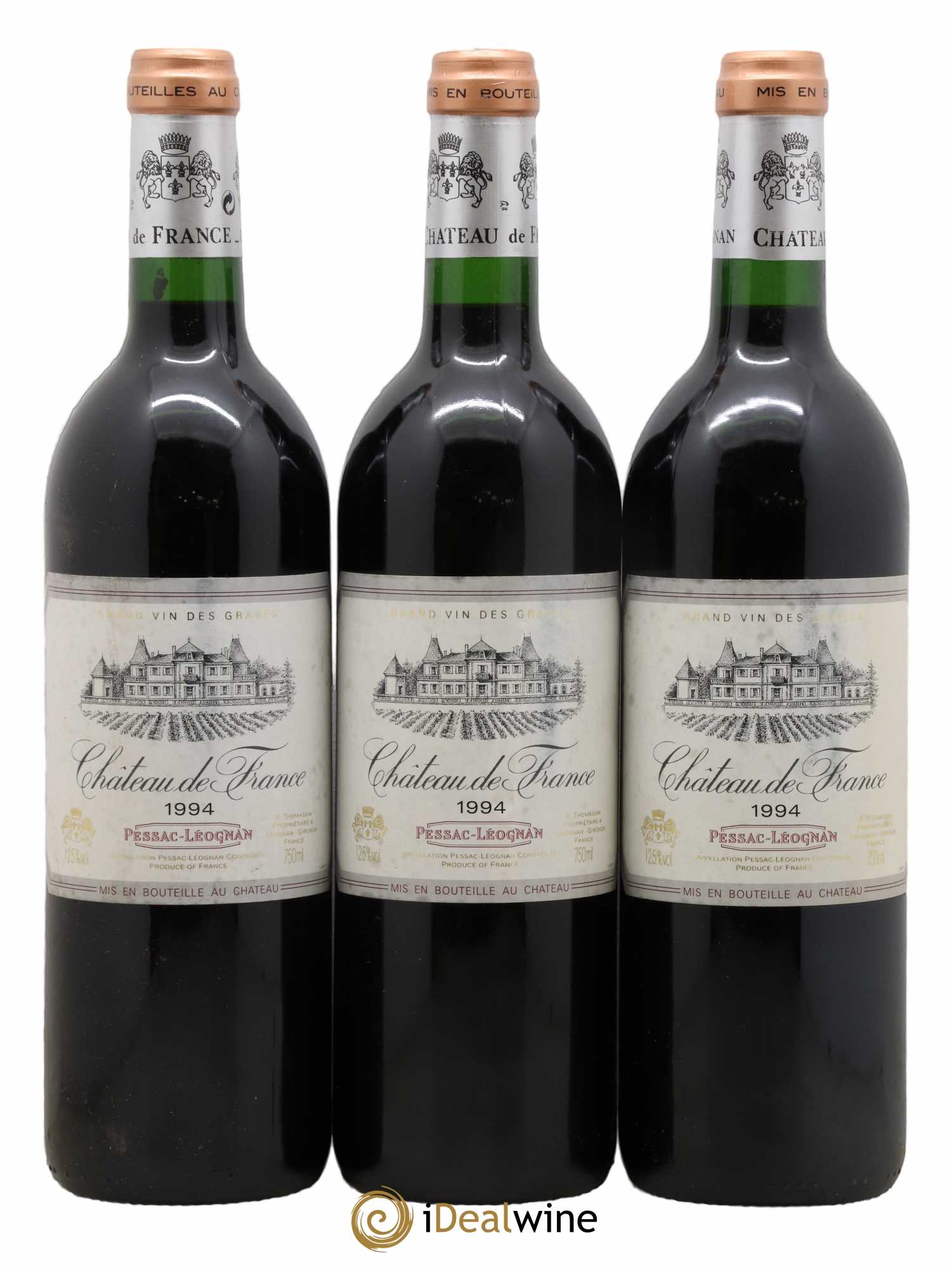 Château de France 1994 - Lot de 3 bouteilles - 0