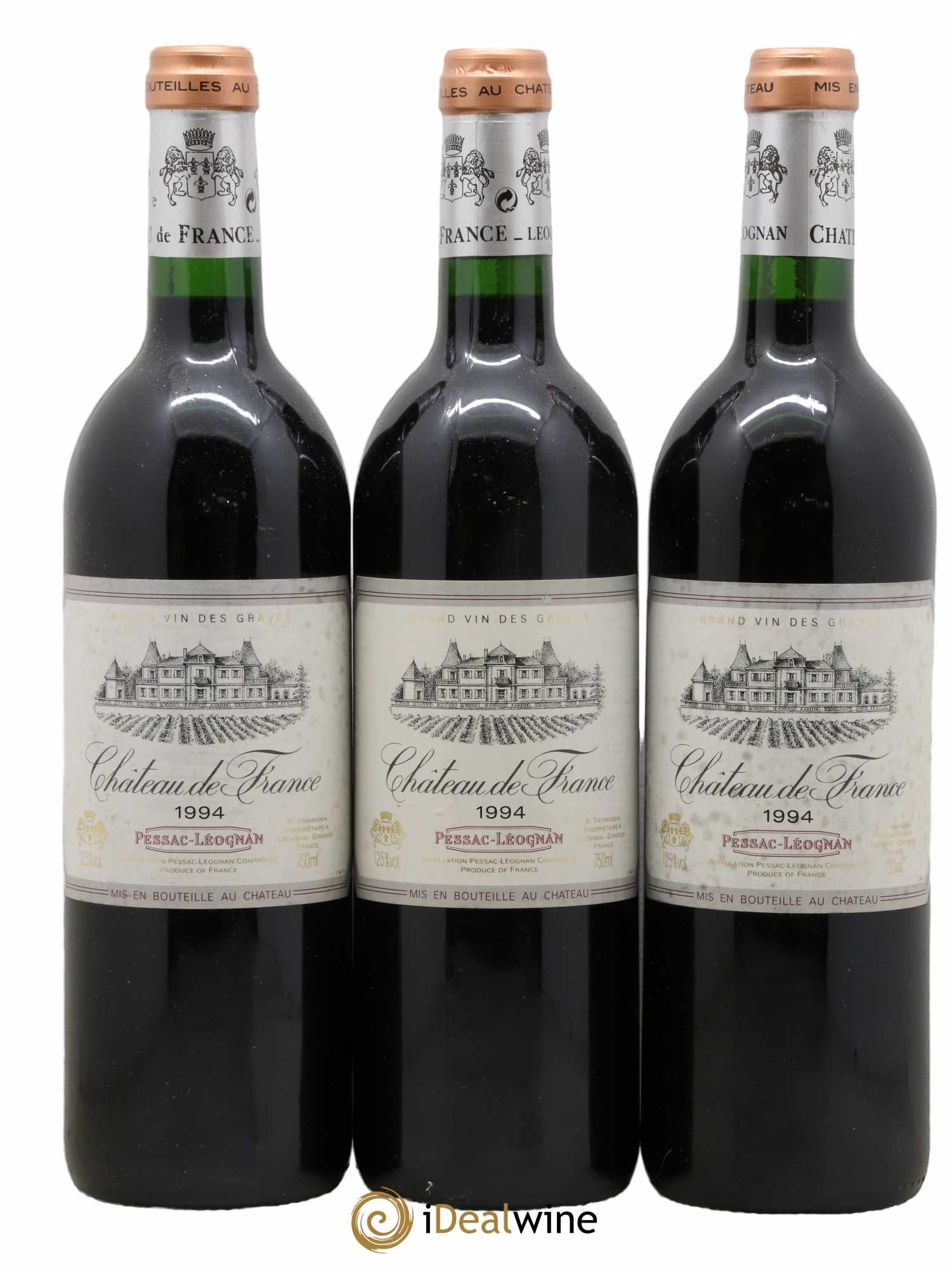 Château de France 1994 - Lot de 6 bouteilles - 2