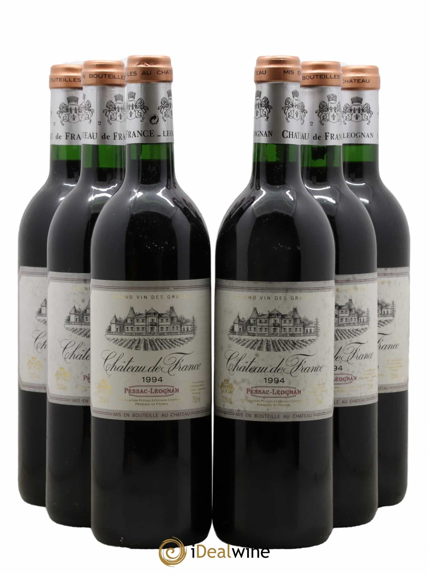 Château de France 1994 - Lot de 6 bouteilles - 0