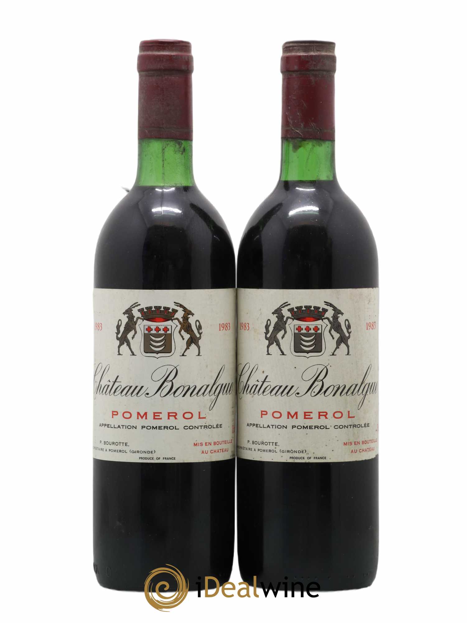 Château Bonalgue 1983 - Lot de 2 bouteilles - 0