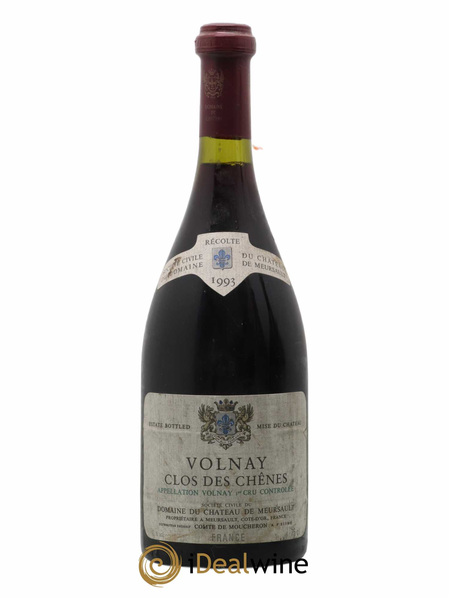 Volnay 1er Cru Clos des Chênes Château de Meursault 1993 - Lot de 1 bouteille - 0