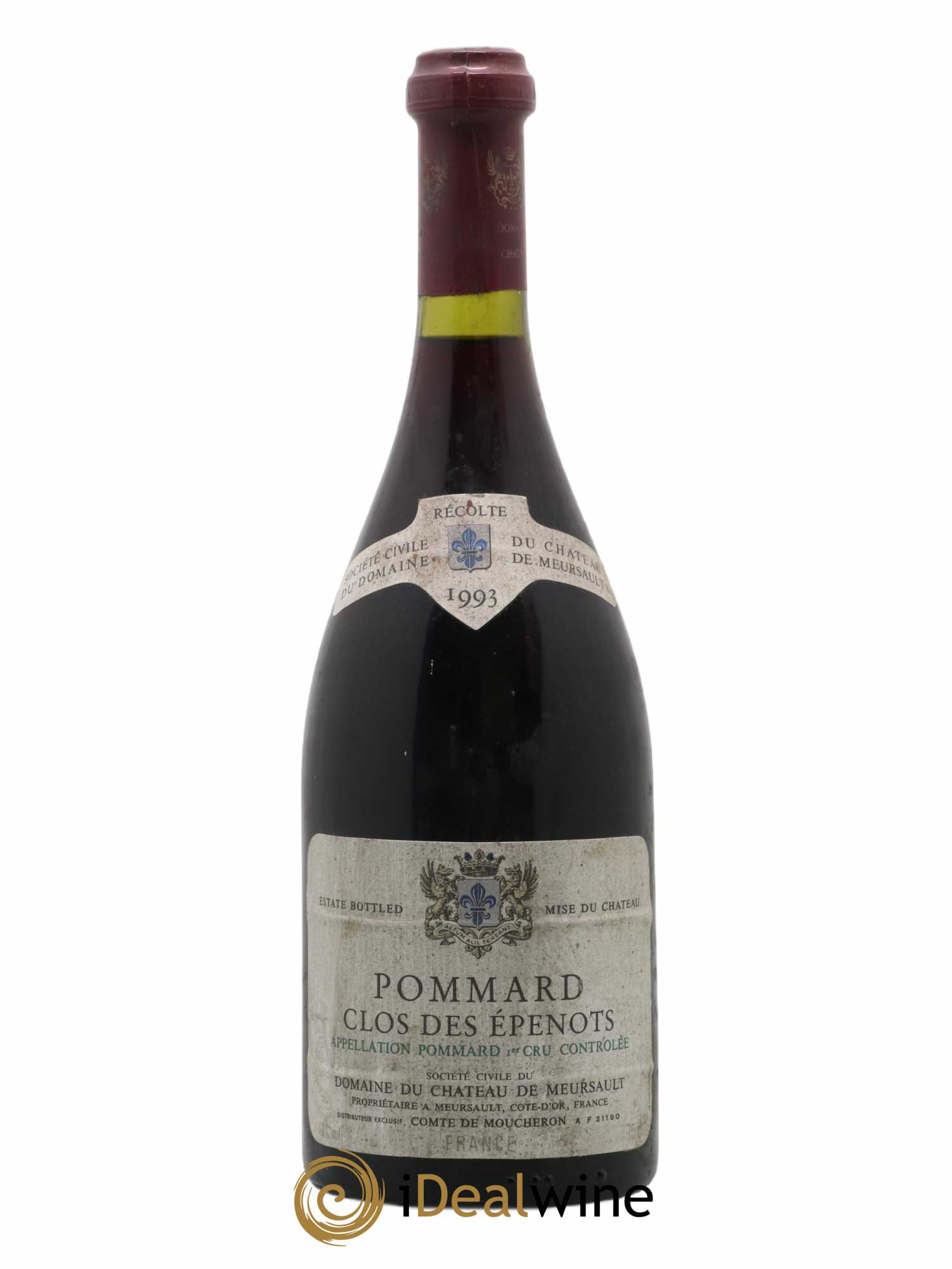 Pommard 1er Cru Clos des Epenots Château de Meursault 1993 - Lot de 1 bouteille - 0