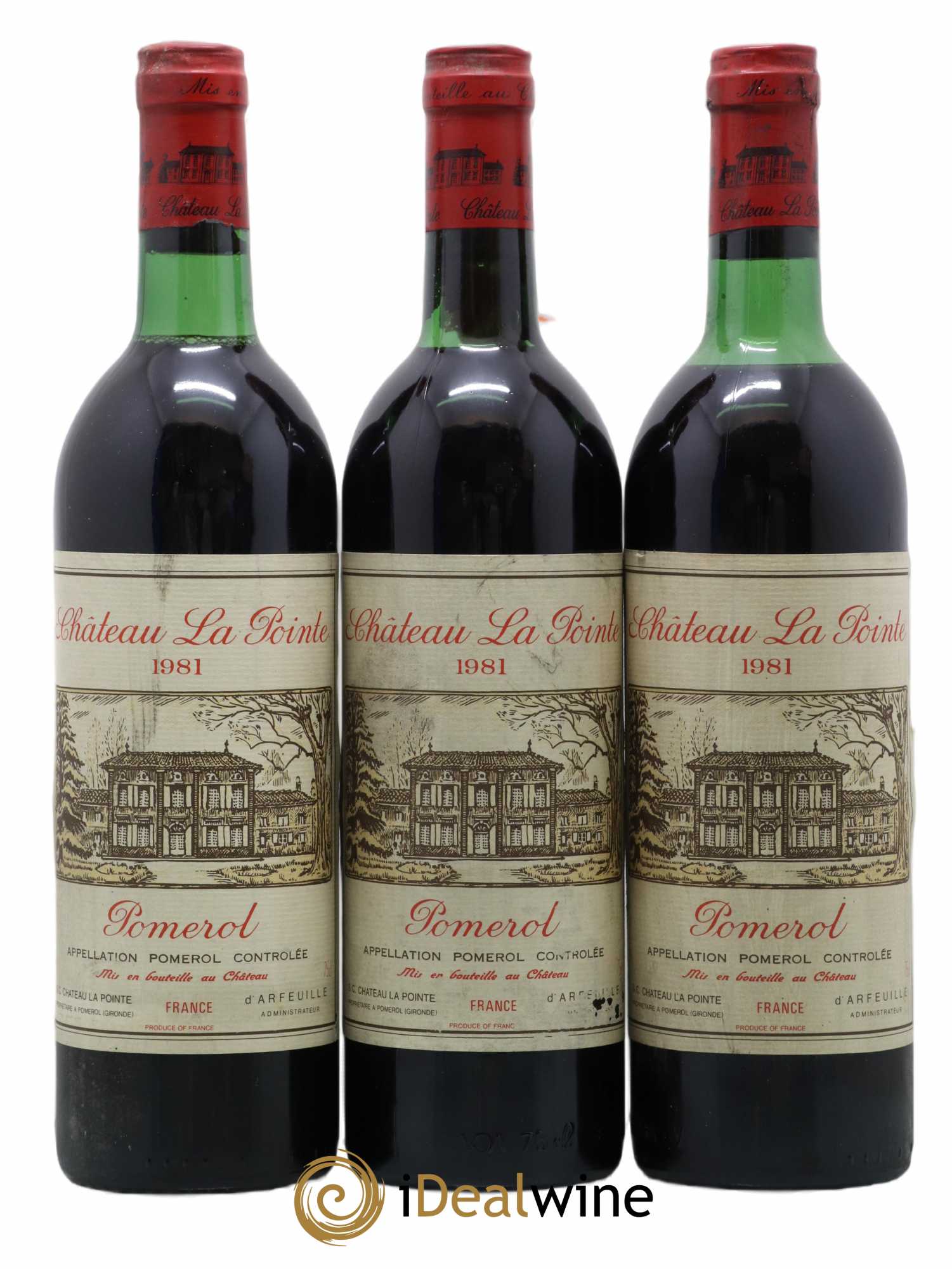 Château la Pointe 1981 - Lot de 3 bouteilles - 0