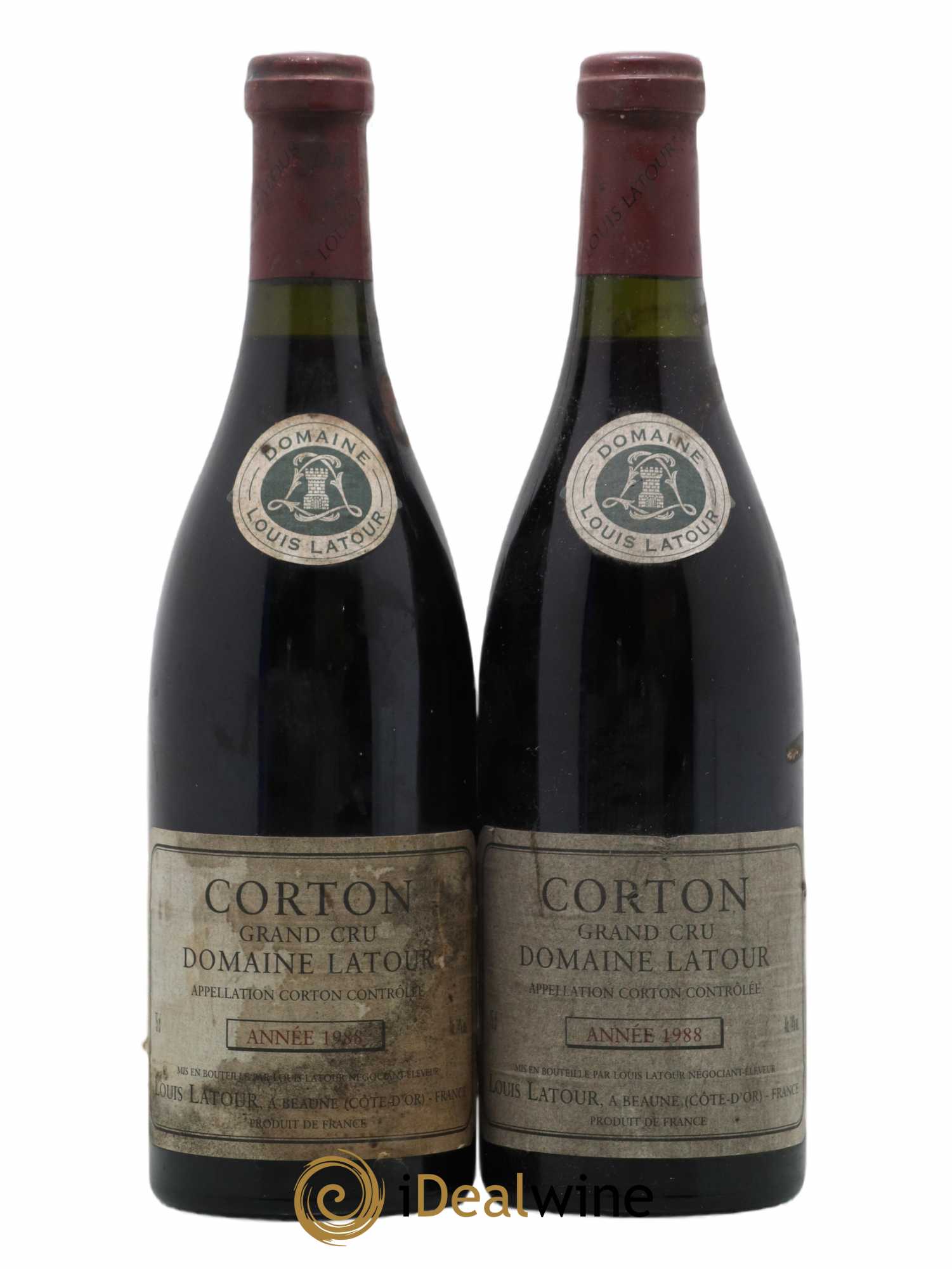 Corton Grand Cru Louis Latour 1988 - Lot de 2 bouteilles - 0