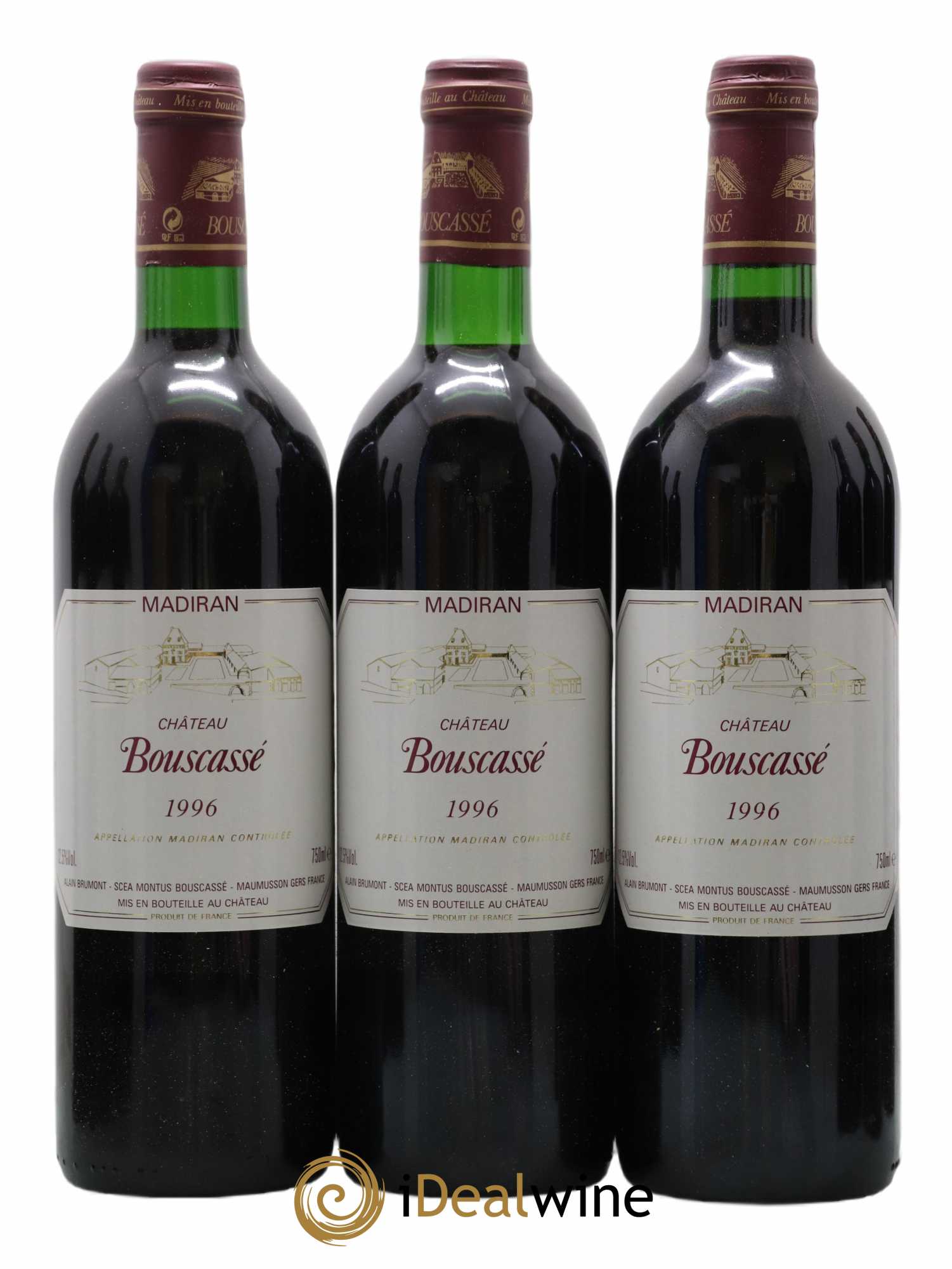 Madiran Château Bouscassé Alain Brumont 1996 - Lot de 12 bouteilles - 3