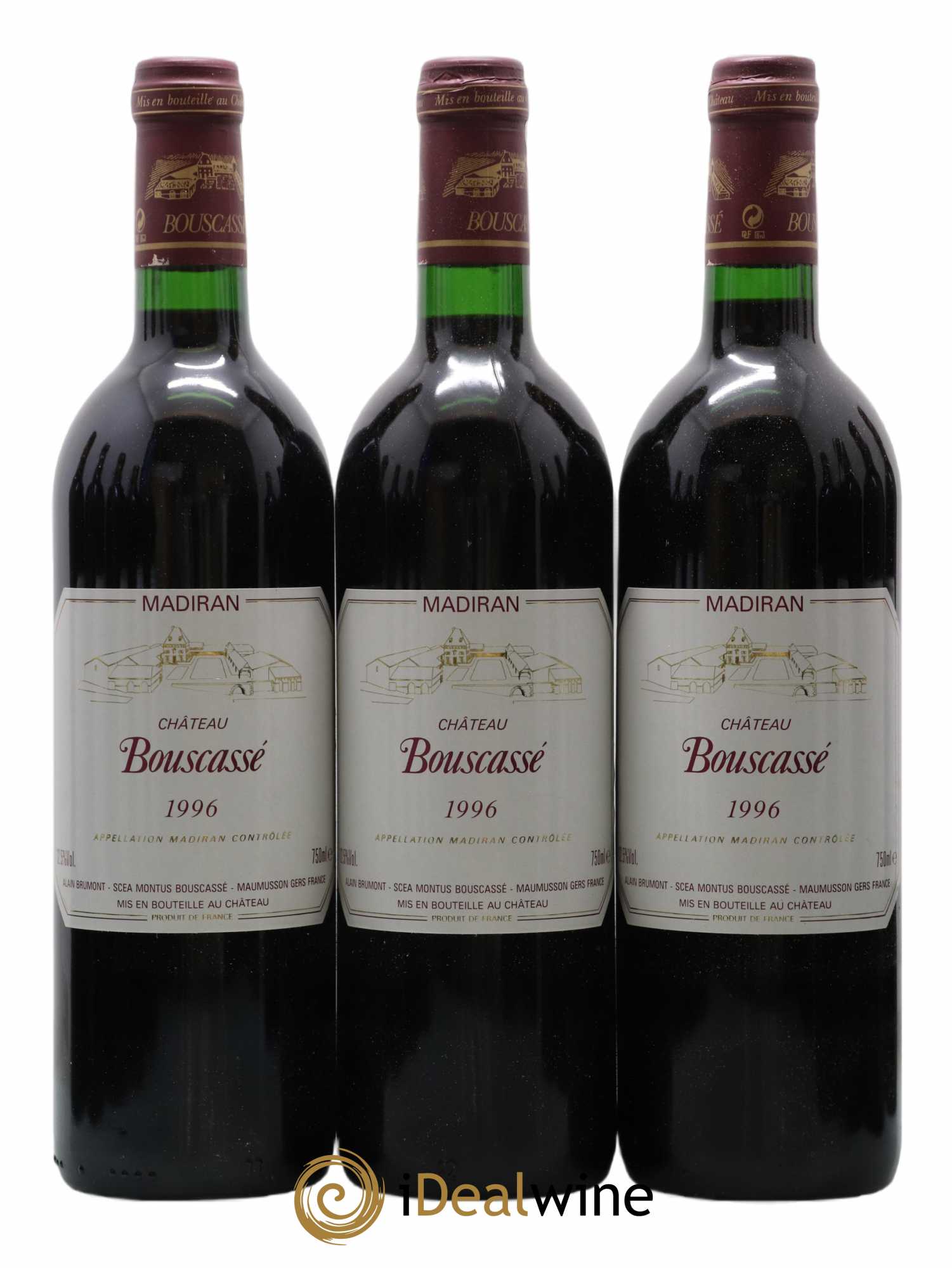 Madiran Château Bouscassé Alain Brumont 1996 - Lot de 12 bouteilles - 4