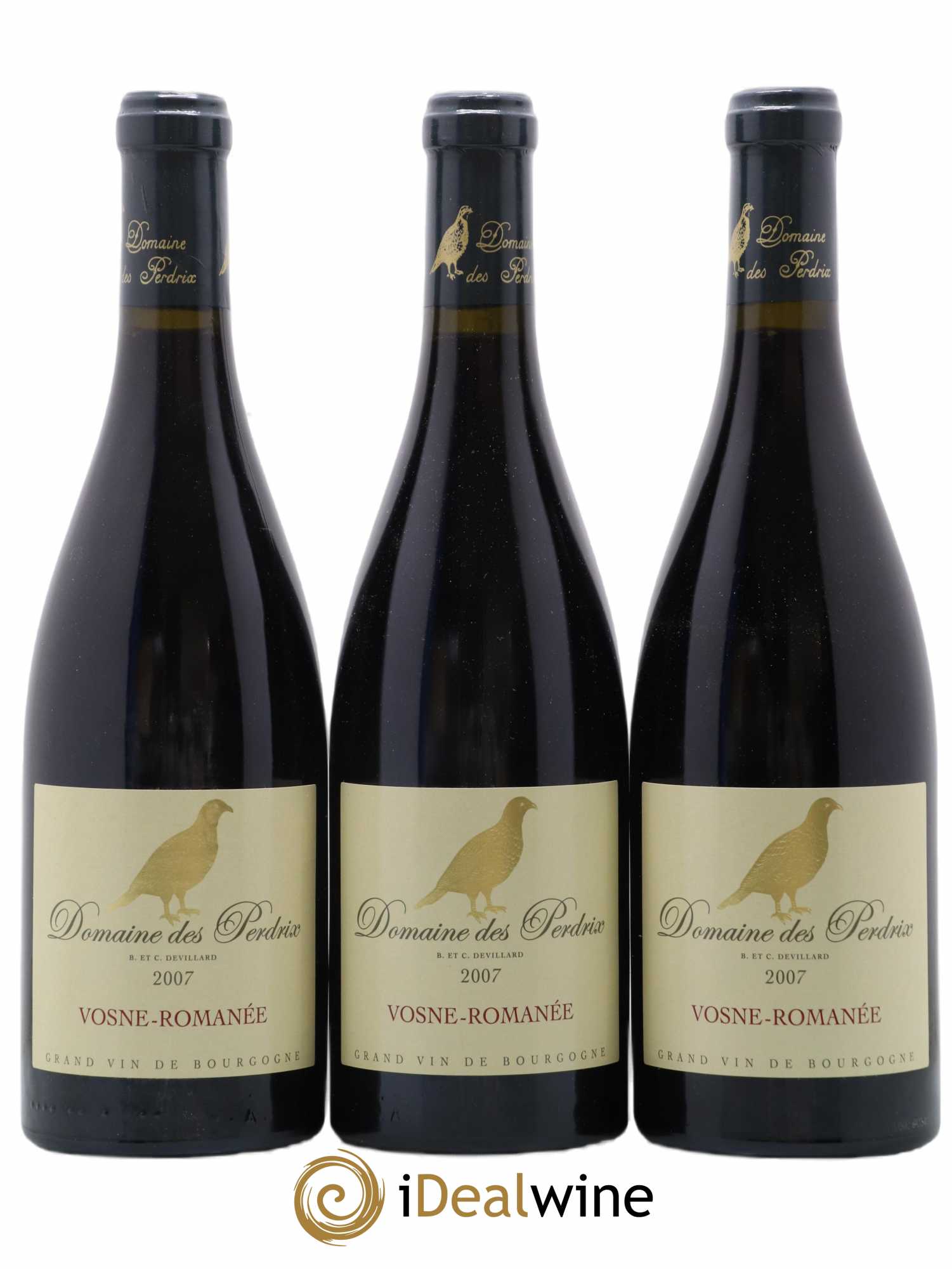 Vosne-Romanée Perdrix (Domaine des) 2007 - Lot de 3 bouteilles - 0