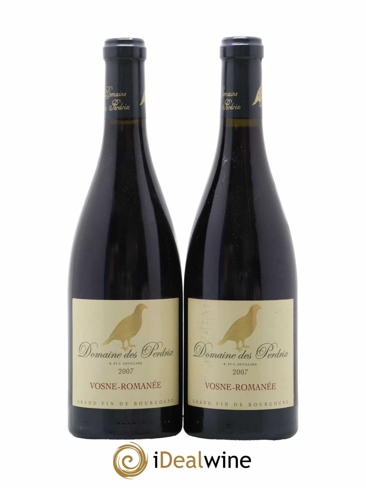 Vosne-Romanée Perdrix (Domaine des) 2007 - Lot de 2 bouteilles - 0