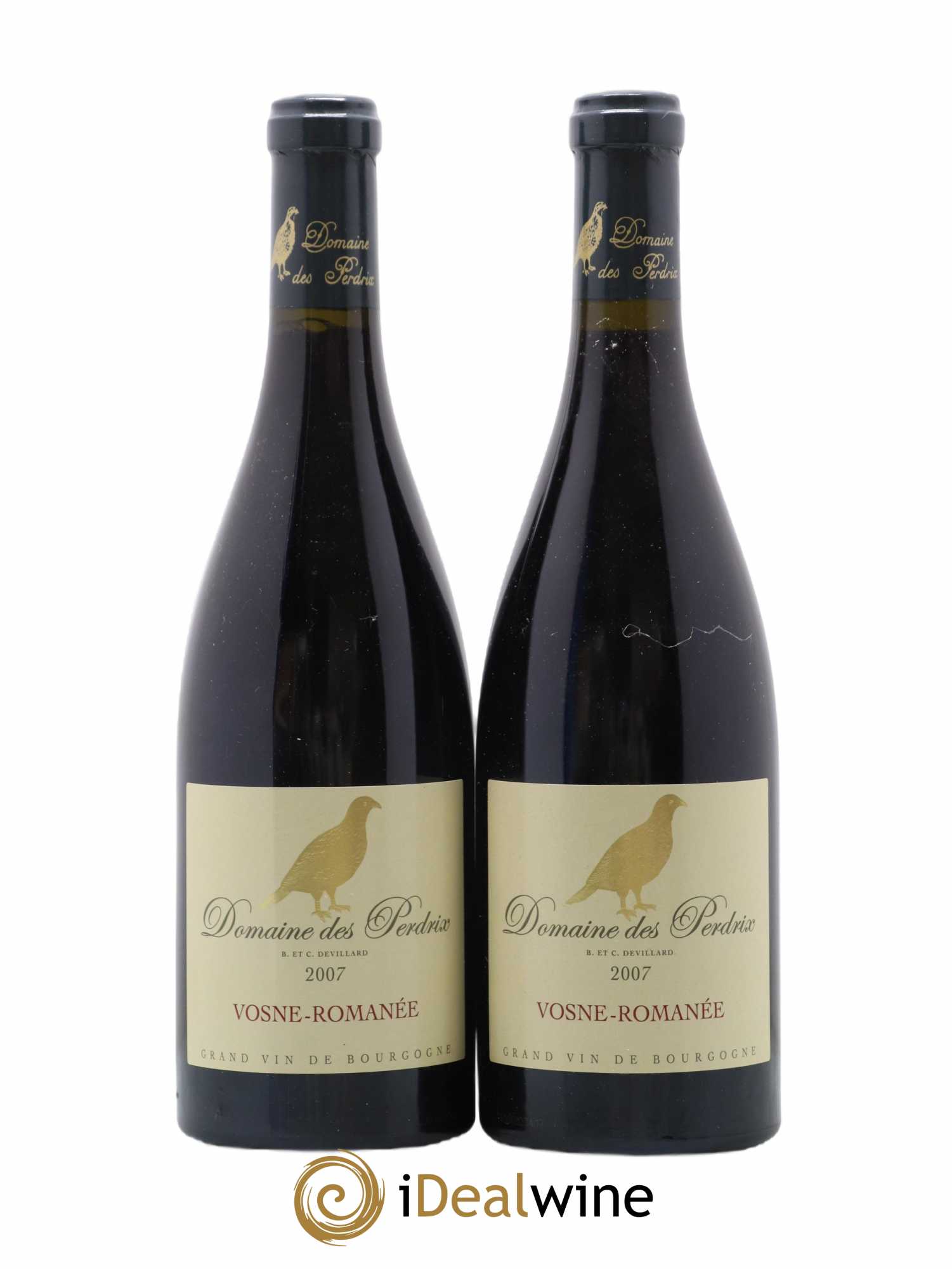 Vosne-Romanée Perdrix (Domaine des) 2007 - Lot de 2 bouteilles - 0
