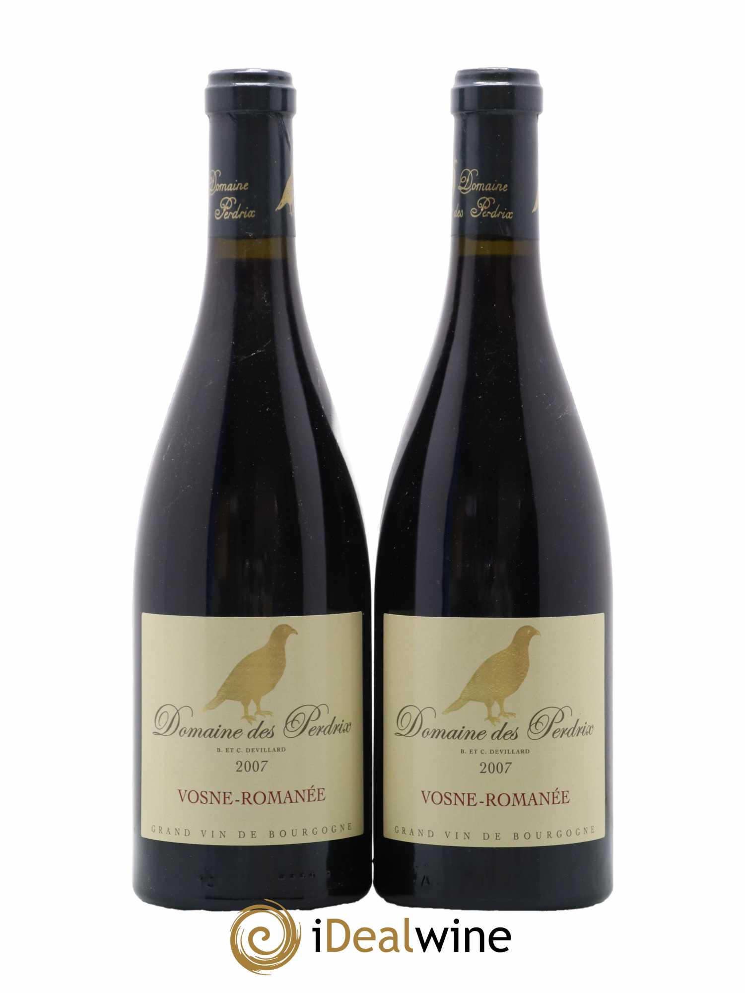 Vosne-Romanée Perdrix (Domaine des) 2007 - Lot de 2 bouteilles - 0