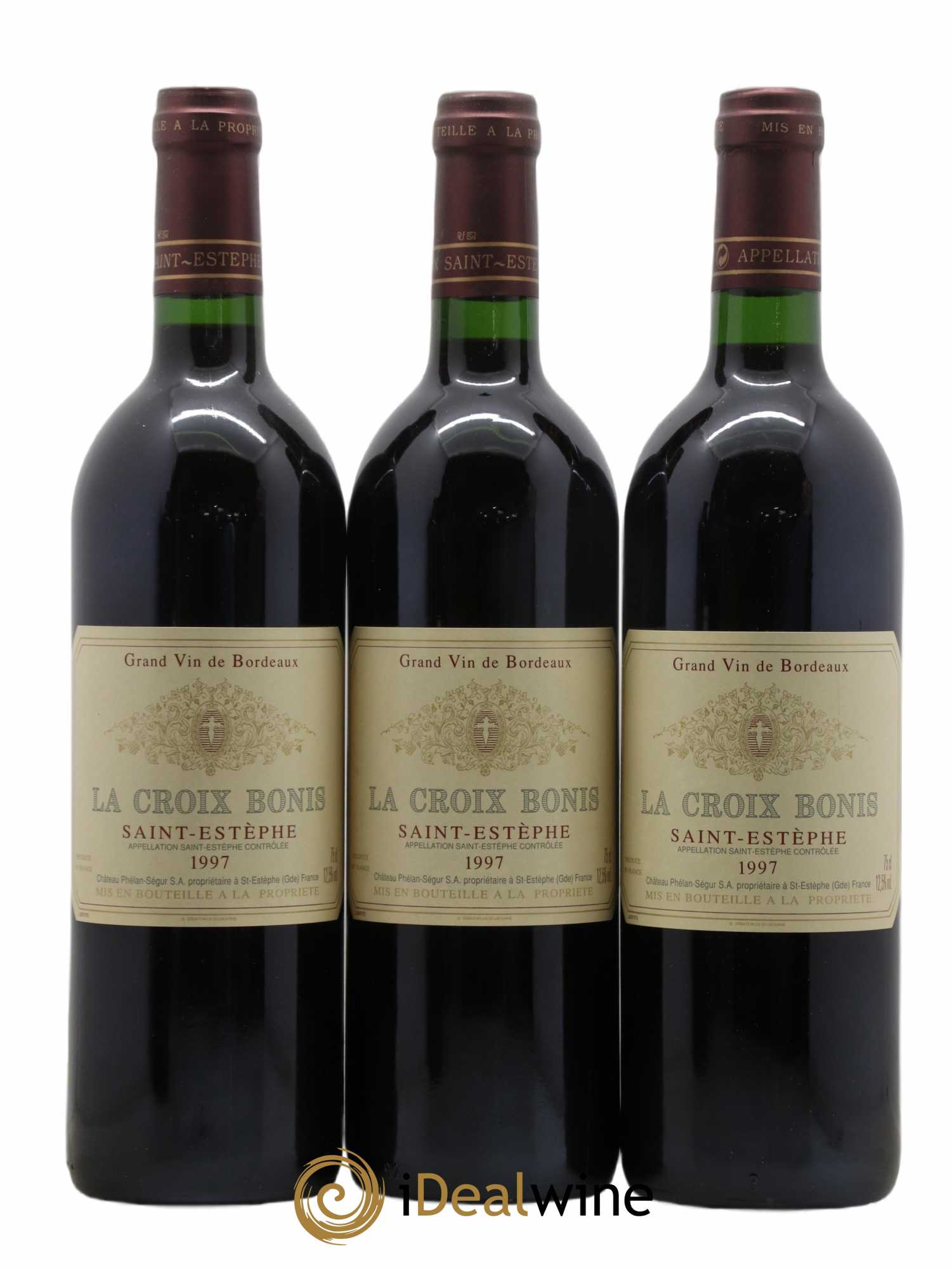 Saint-Estèphe Château La Croix Bonis 1997 - Lot of 12 bottles - 1