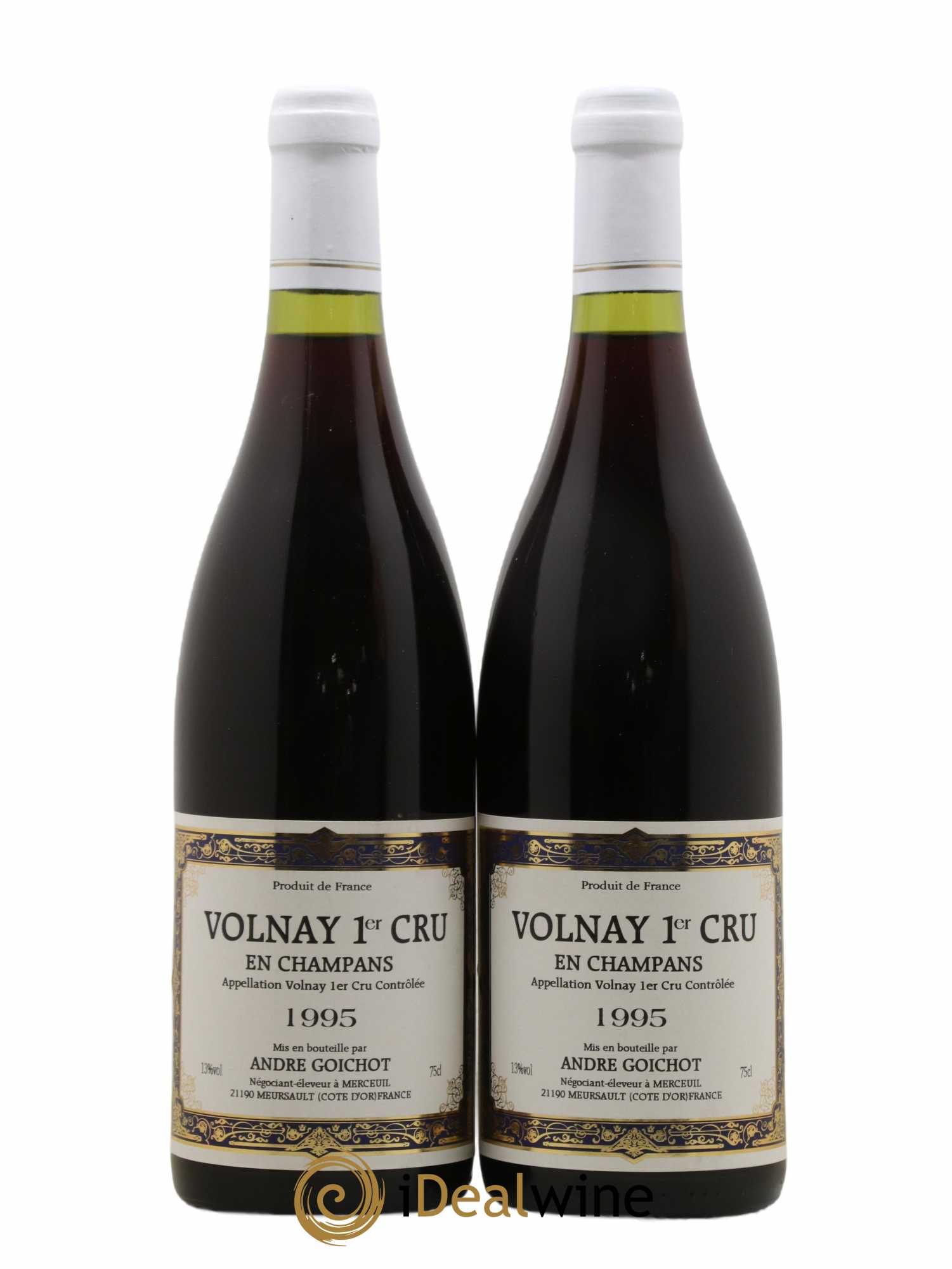 Volnay 1er Cru En Champans domaine André Goichot 1995 - Posten von 2 Flaschen - 0