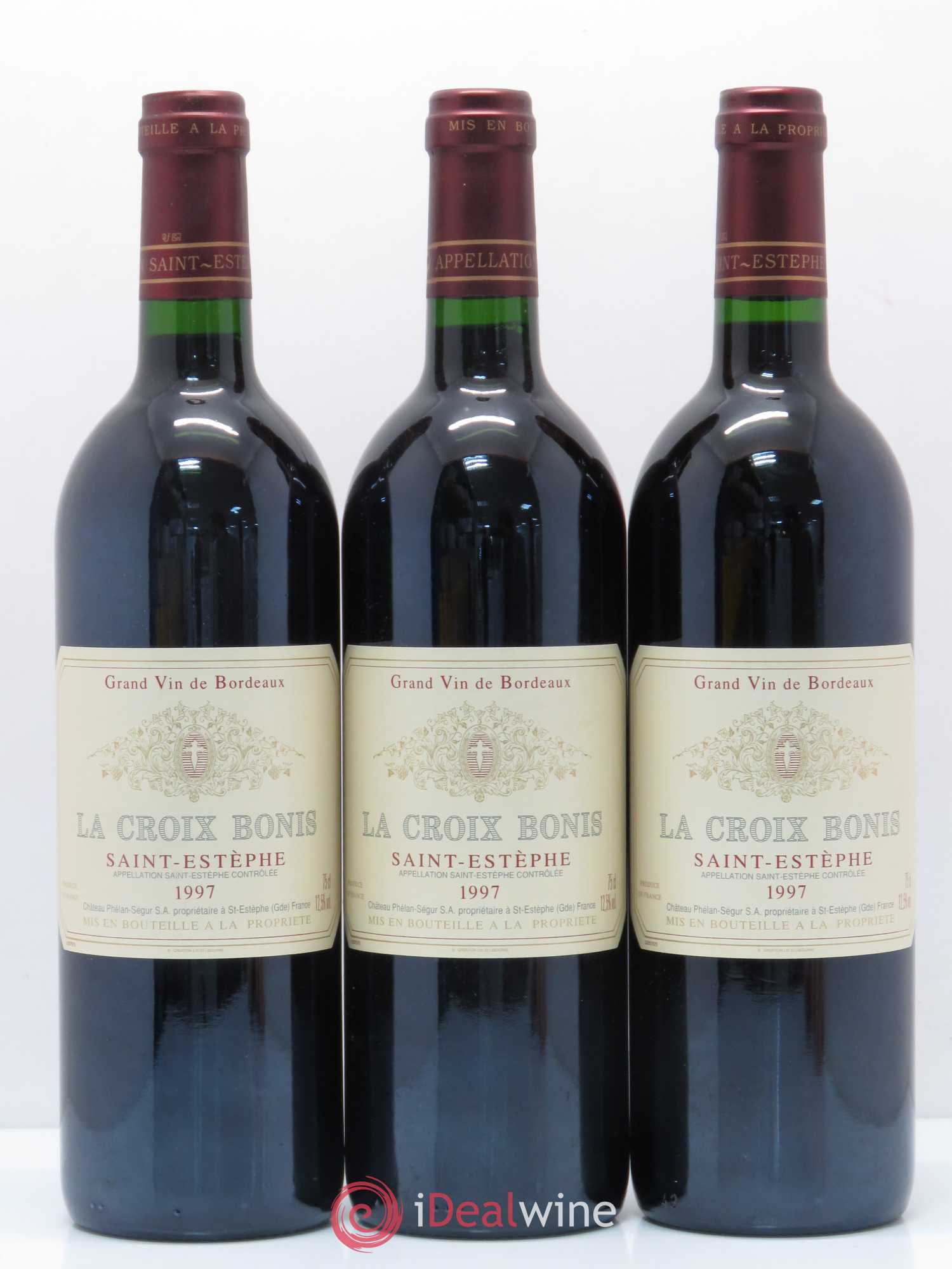 Saint-Estèphe La Croix Bonis 1997 - Posten von 3 Flaschen - 0