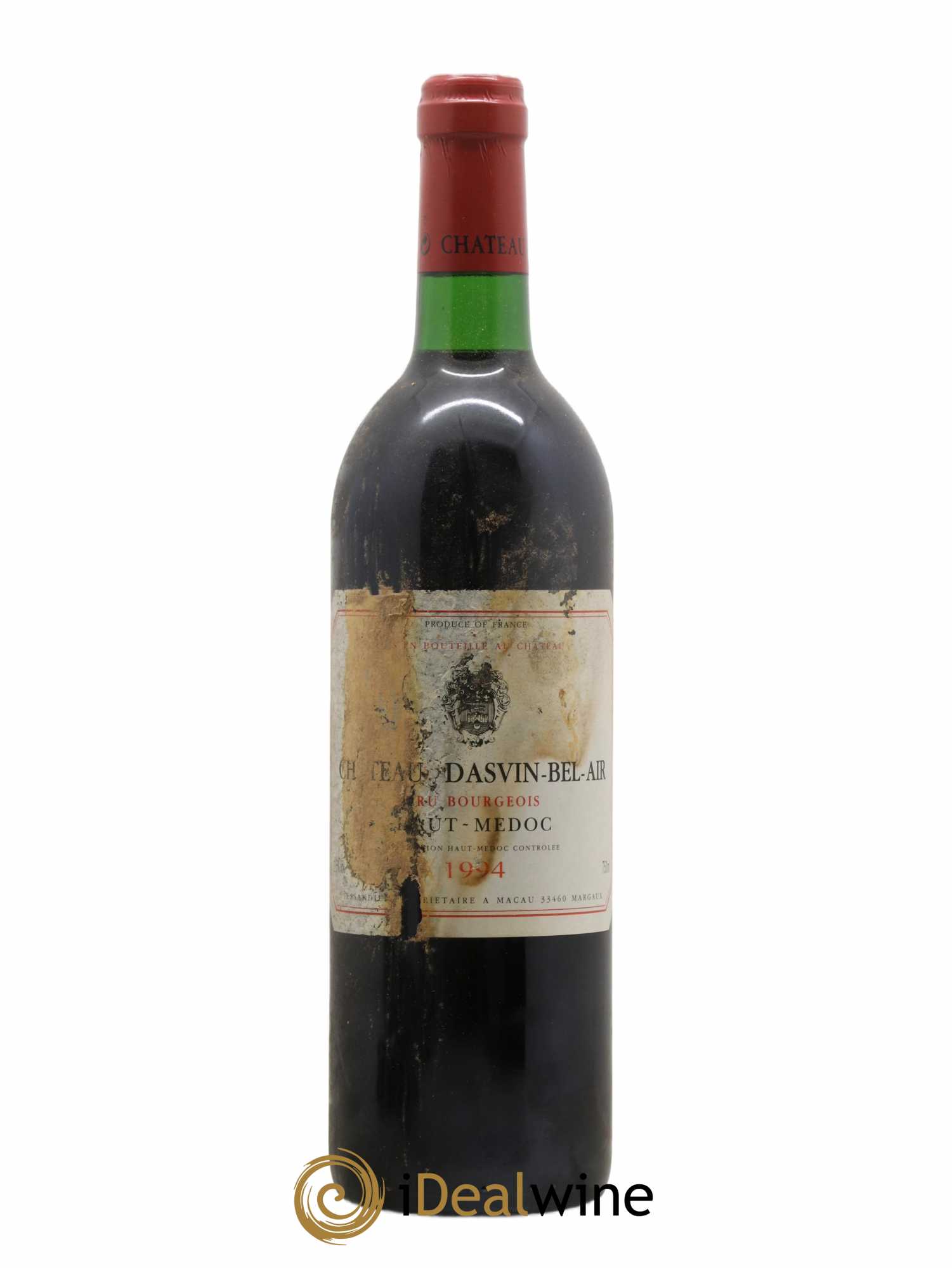 Haut Médoc Château Dasvin Bel-Air 1994 - Lot de 1 bouteille - 0