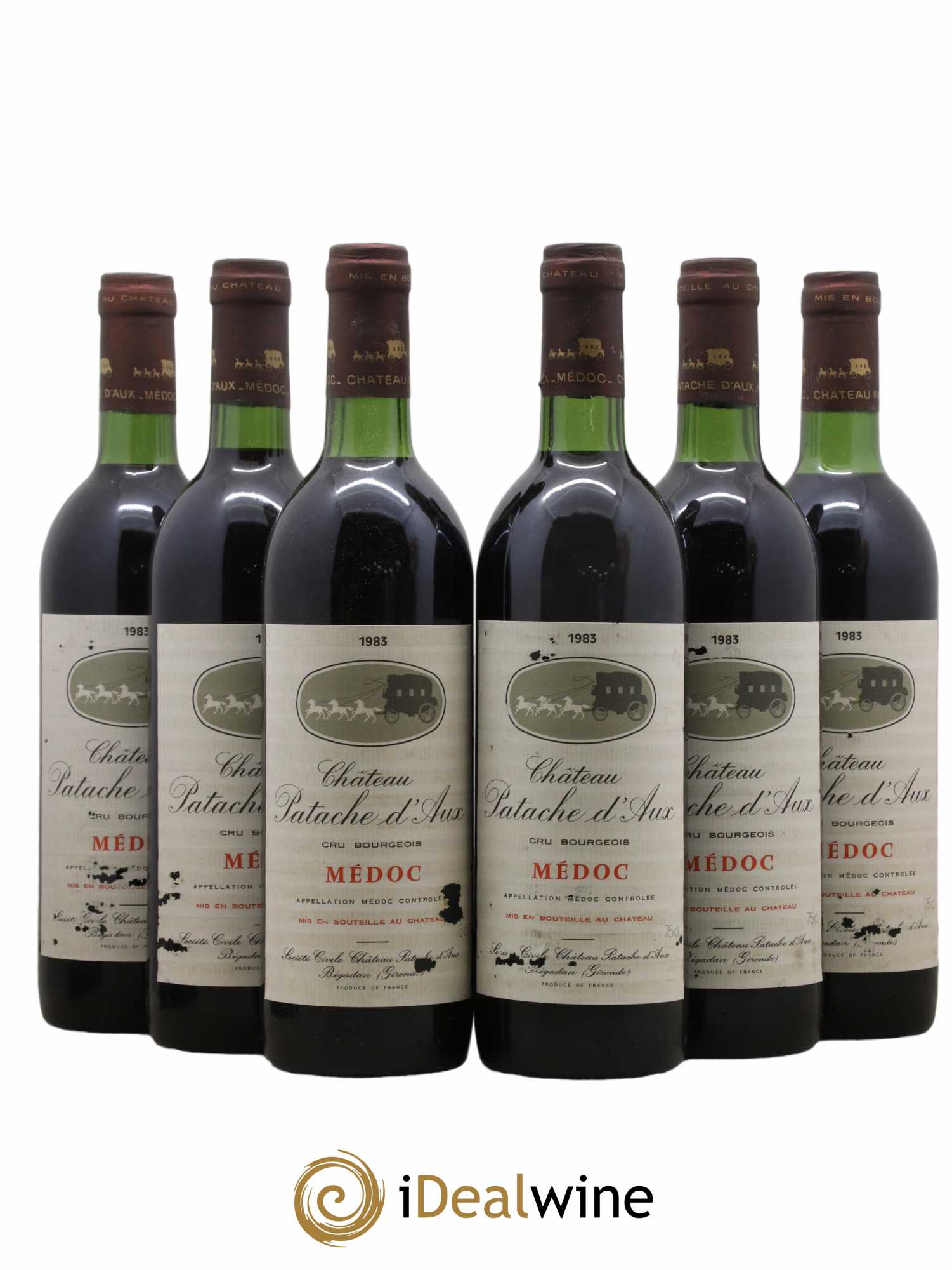 Médoc Château Patache d'Aux 1983 - Posten von 6 Flaschen - 0