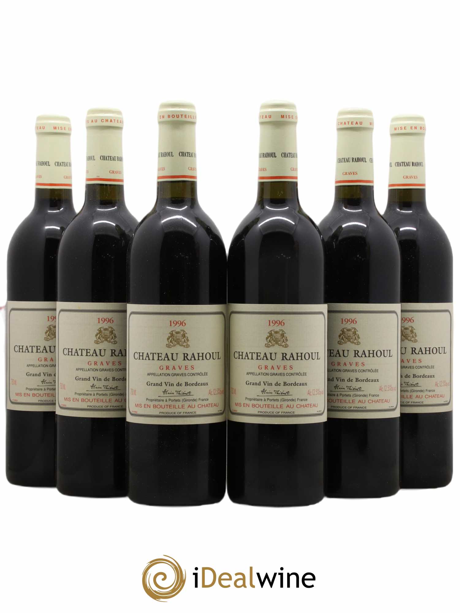 Château Rahoul 1996 - Lot de 6 bouteilles - 0