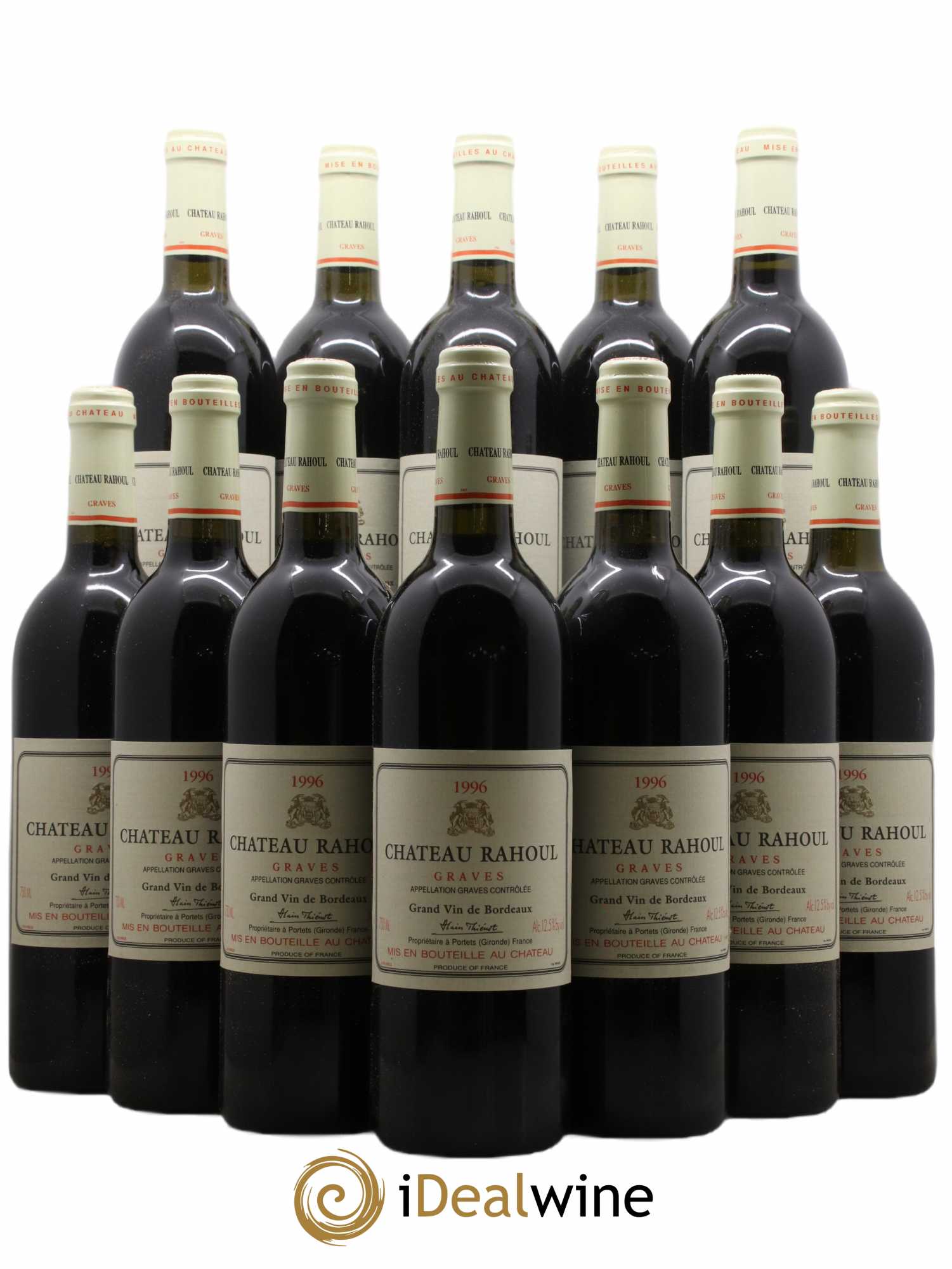 Château Rahoul 1996 - Lot de 12 bouteilles - 0