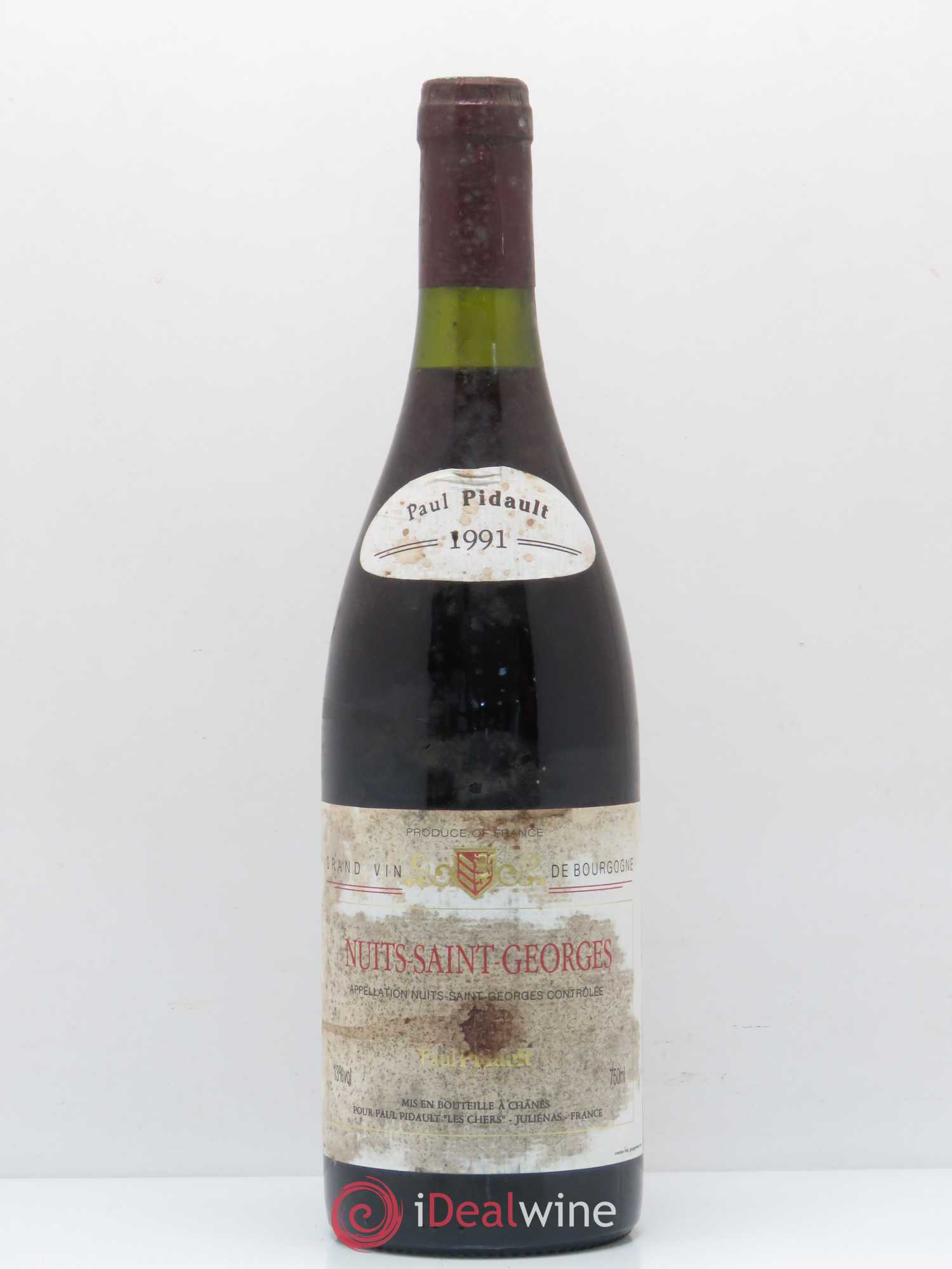 Nuits-Saint-Georges P. Pidault 1991 - Lot de 1 bouteille - 0