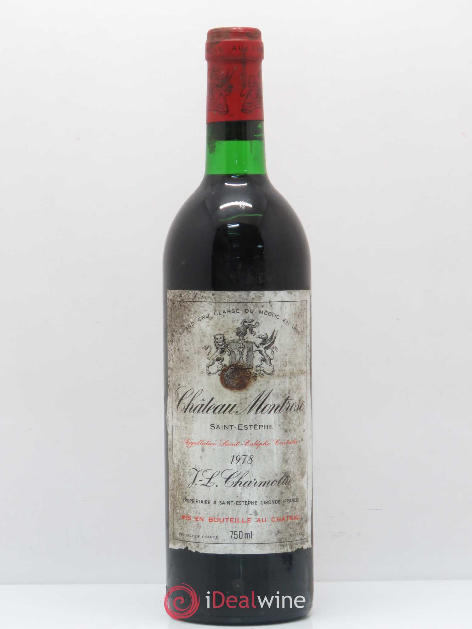 Château Montrose 2ème Grand Cru Classé 1978 - Lot de 1 bouteille - 0