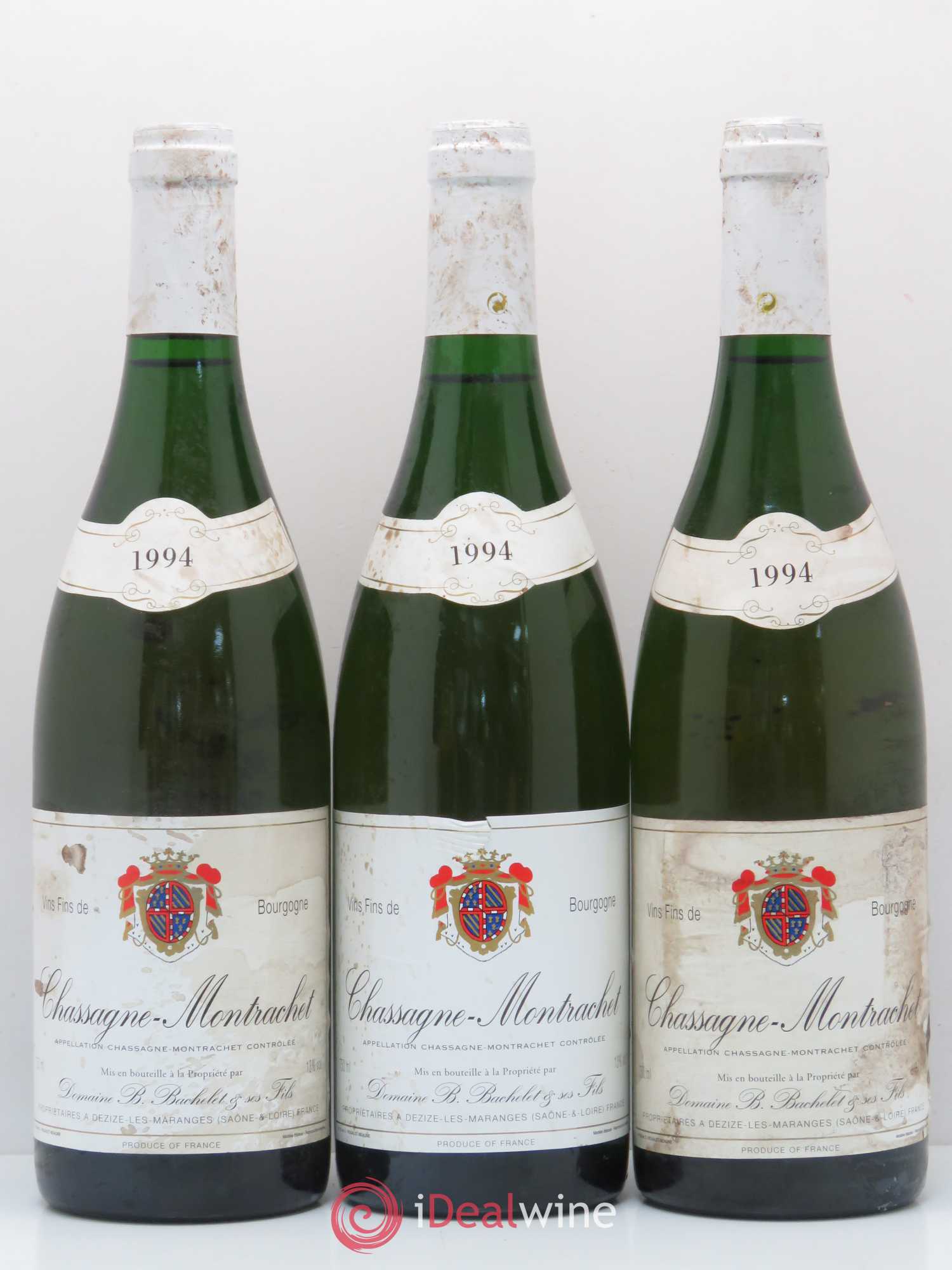 Chassagne-Montrachet 1994 - Posten von 3 Flaschen - 0