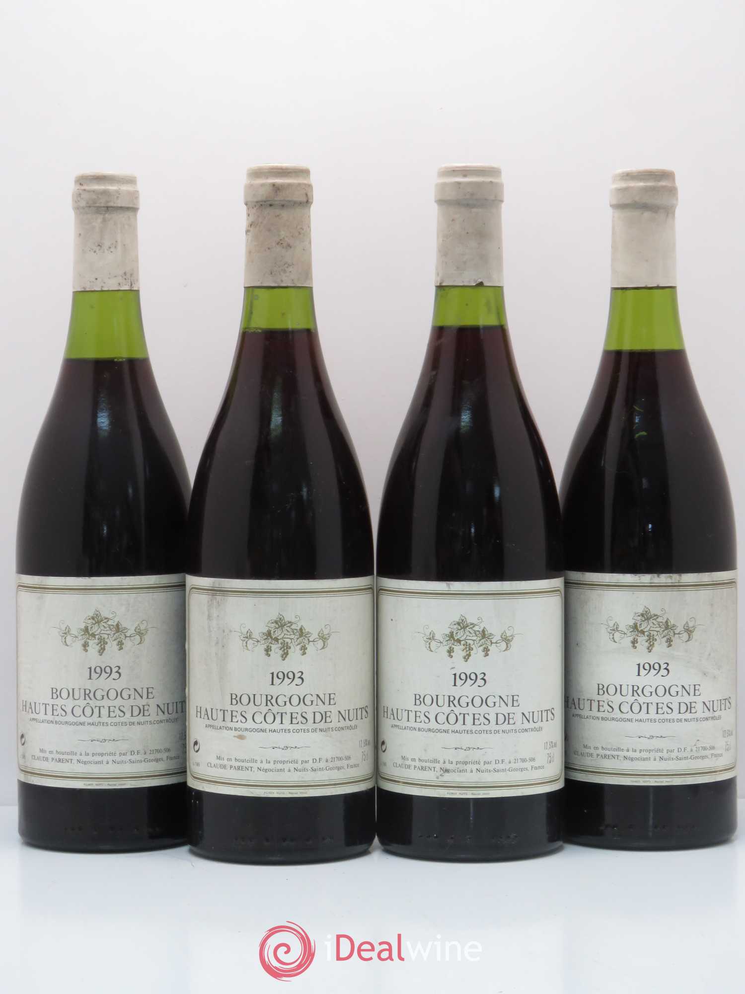 Hautes-Côtes de Nuits C. Parent 1993 - Lot de 4 bouteilles - 0