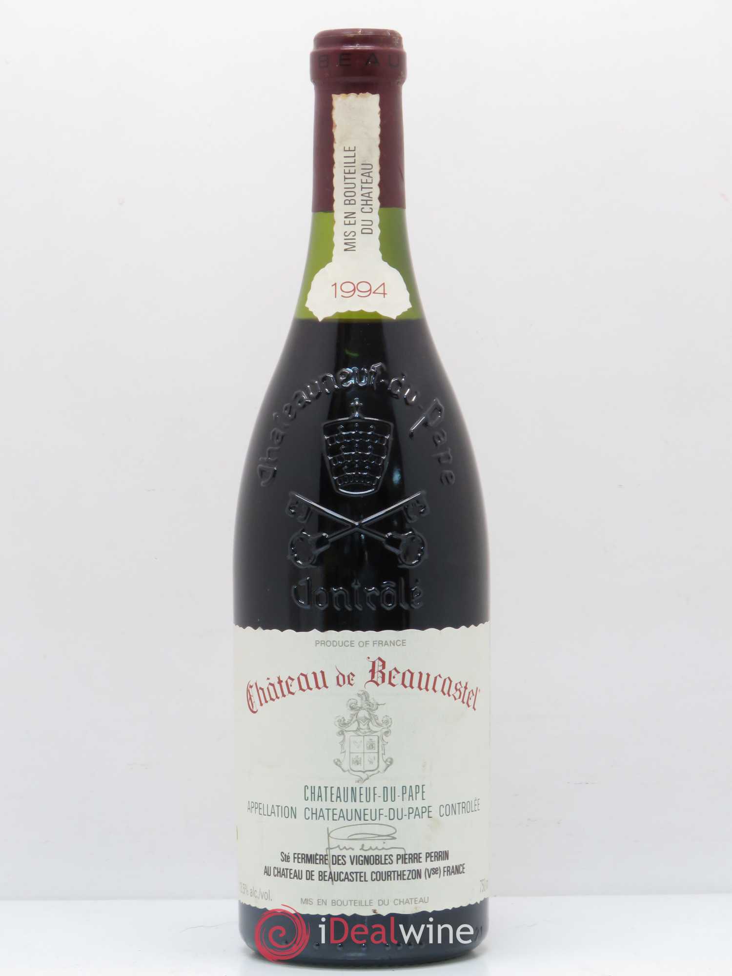 Châteauneuf-du-Pape Château de Beaucastel Famille Perrin 1994 - Lot de 1 bouteille - 0