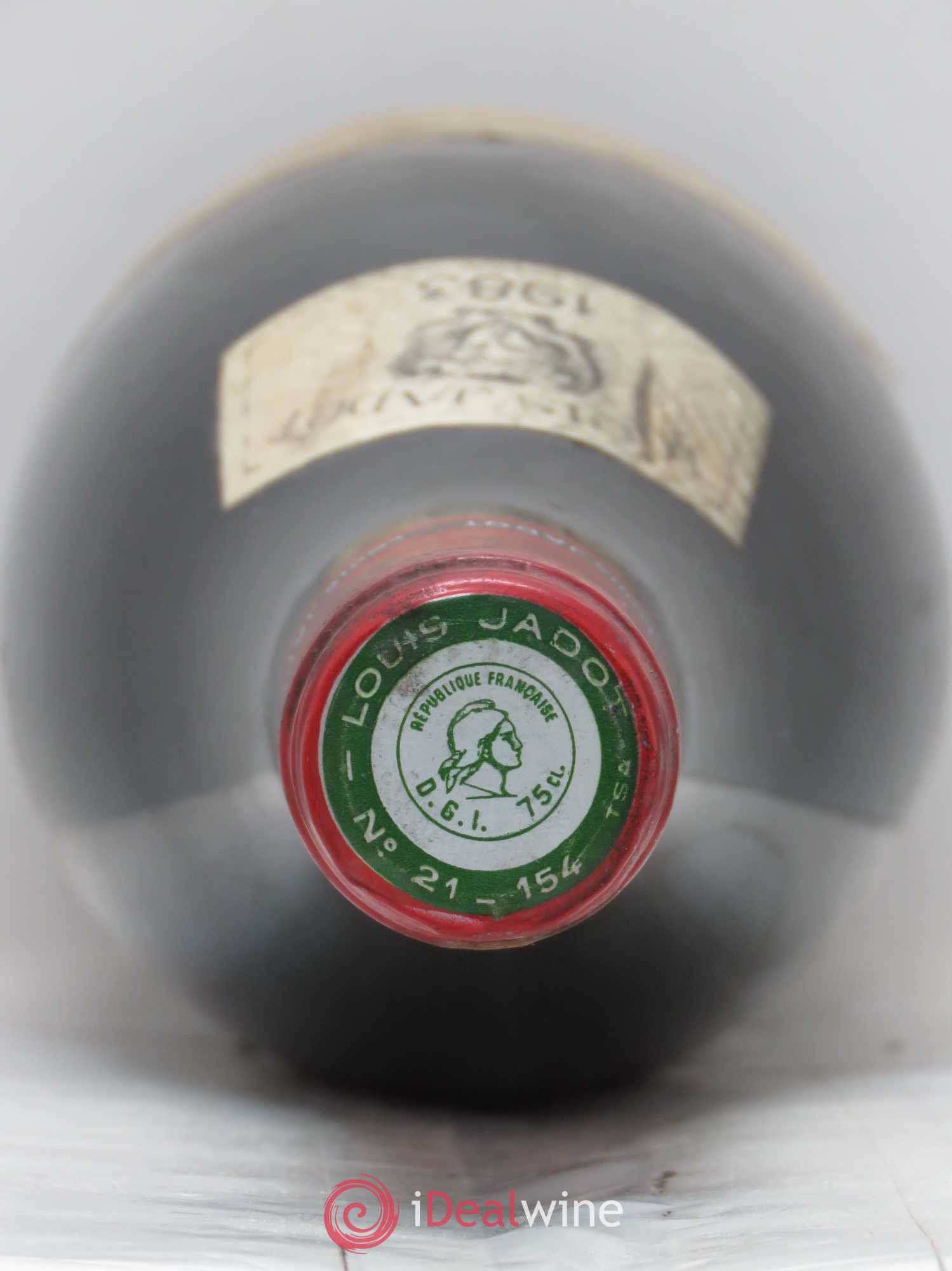 Chambolle-Musigny 1er Cru Les Amoureuses Domaine Louis Jadot 1983 - Lot de 2 bouteilles - 1