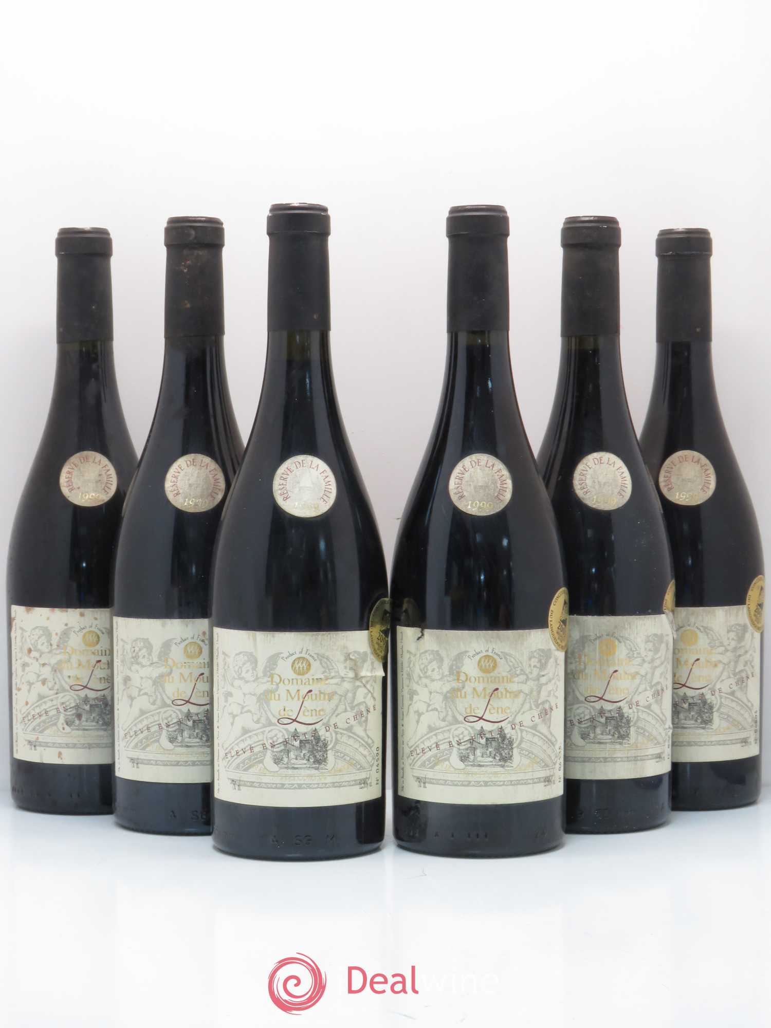 Languedoc Côtes de Thongue Réserve de la famille Moulin de Lène 1999 - Posten von 6 Flaschen - 0