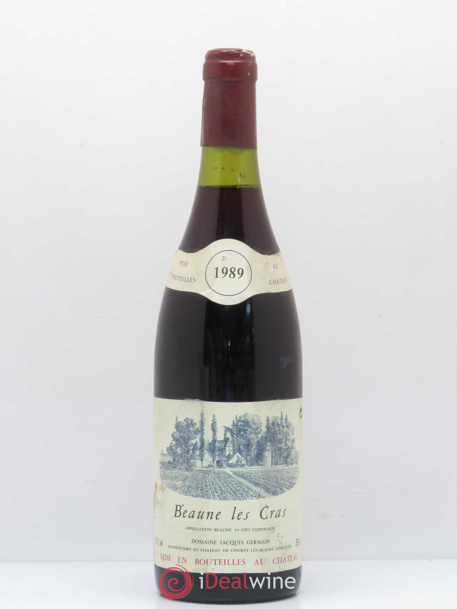 Beaune 1er Cru Les Cras J. Germain 1989 - Posten von 1 Flasche - 0