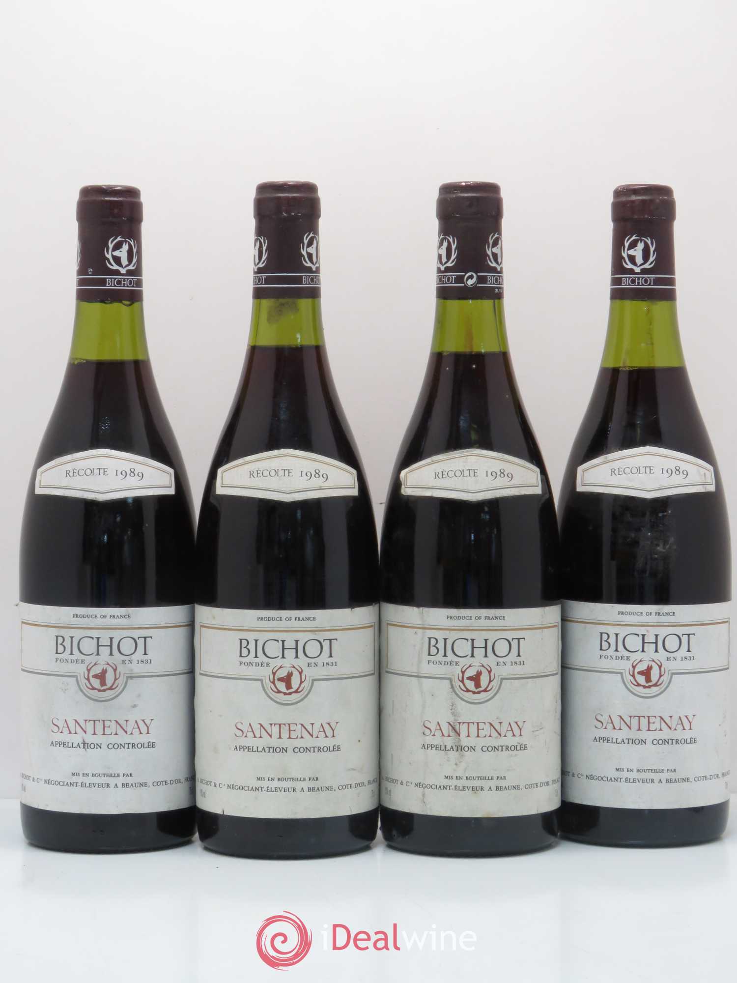 Santenay Albert Bichot 1989 - Lot de 4 bouteilles - 0