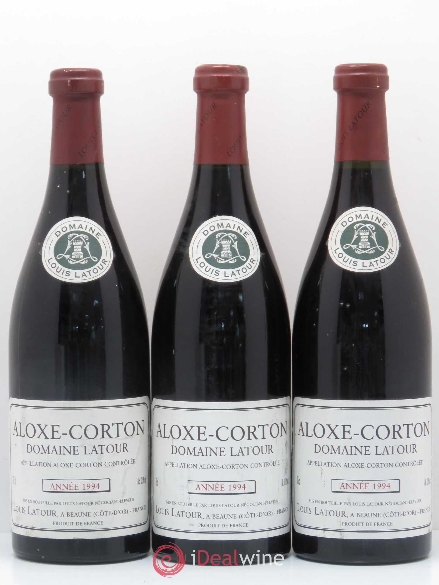 Aloxe-Corton Louis Latour 1994 - Lot de 3 bouteilles - 0